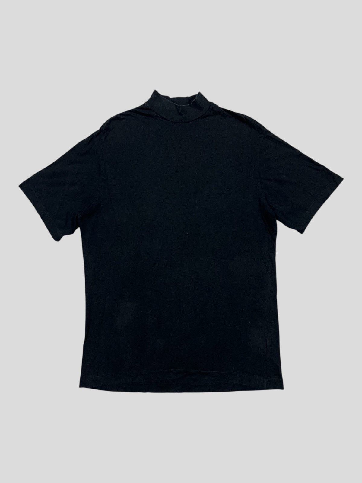 Yohji Yamamoto 1980s Old Yohji Yamamoto LQ Turtle Neck Minimal Goth Shirt Size US L / EU 52-54 / 3 - 2 Thumbnail