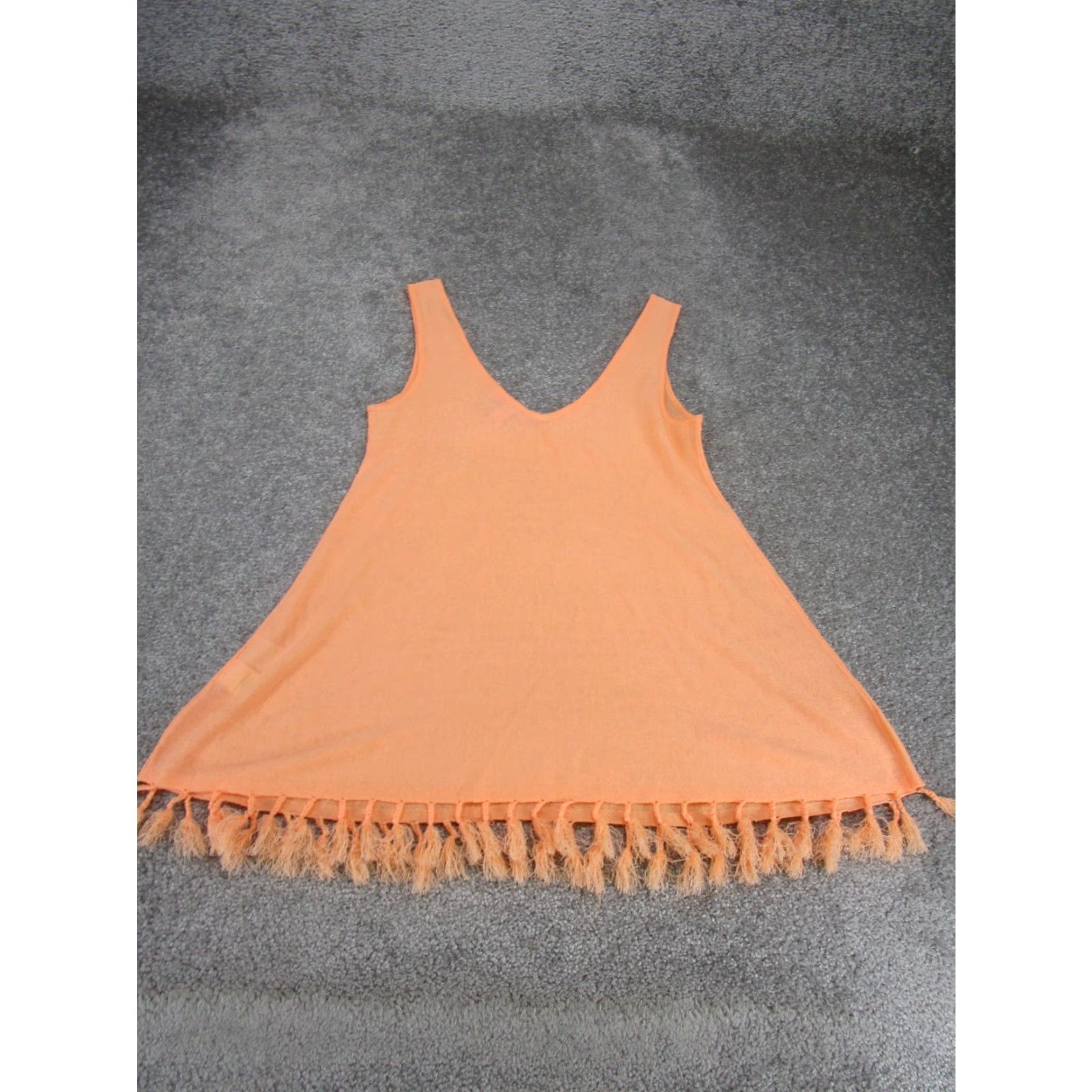 Lilly Pulitzer VINTAGE Lilly Pulitzer Tank Top Womens Extra Small Orange Knit Sleeveless 90s Casual Women Size XXS / US 00 / IT 34 - 3 Thumbnail