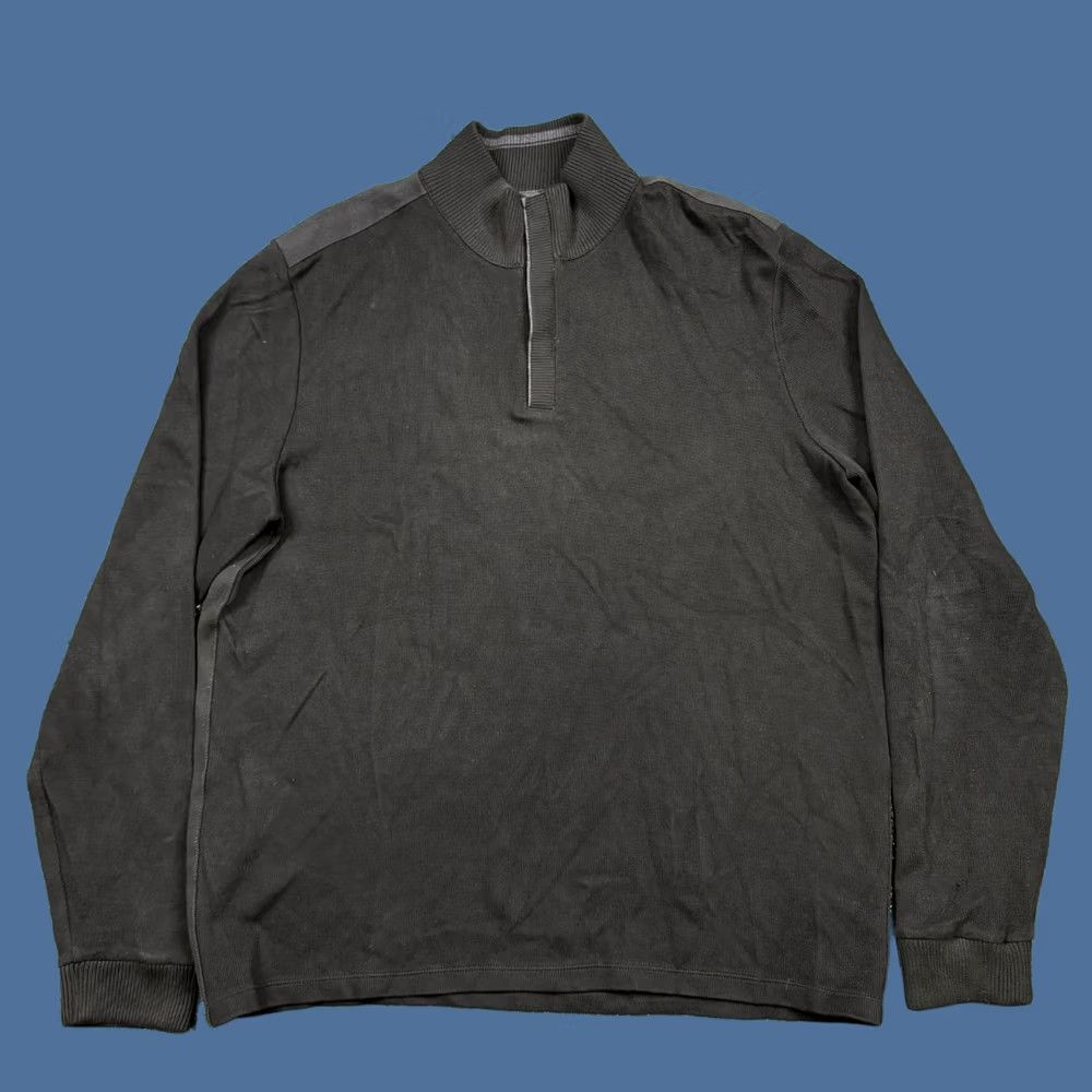 Hugo Boss Hugo Boss Sweatshirt Men's Size XL Black Quarter Snap Pullover Stretch Casual Size US XL / EU 56 / 4 - 1 Thumbnail
