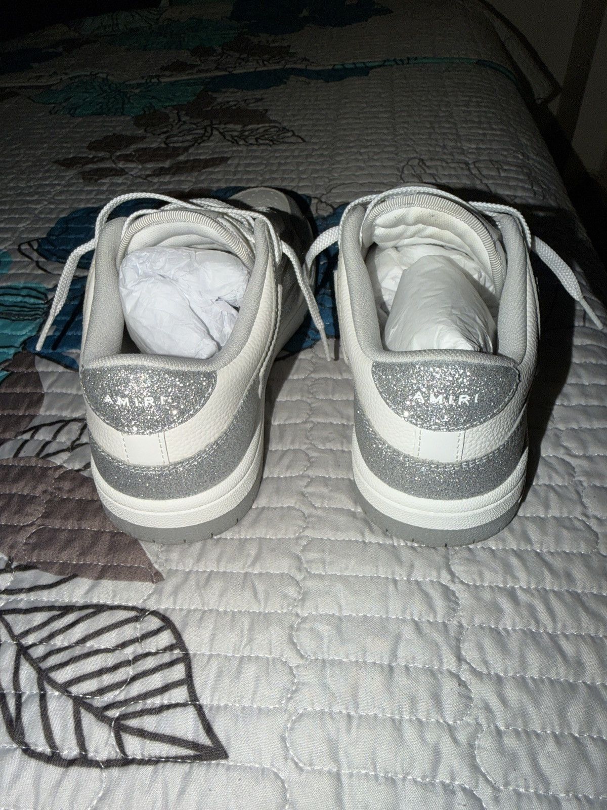 Amiri SHIMMER SKEL TOP LOW AMIRI SNEAKER Size US 11 / IT 41 - 4 Thumbnail