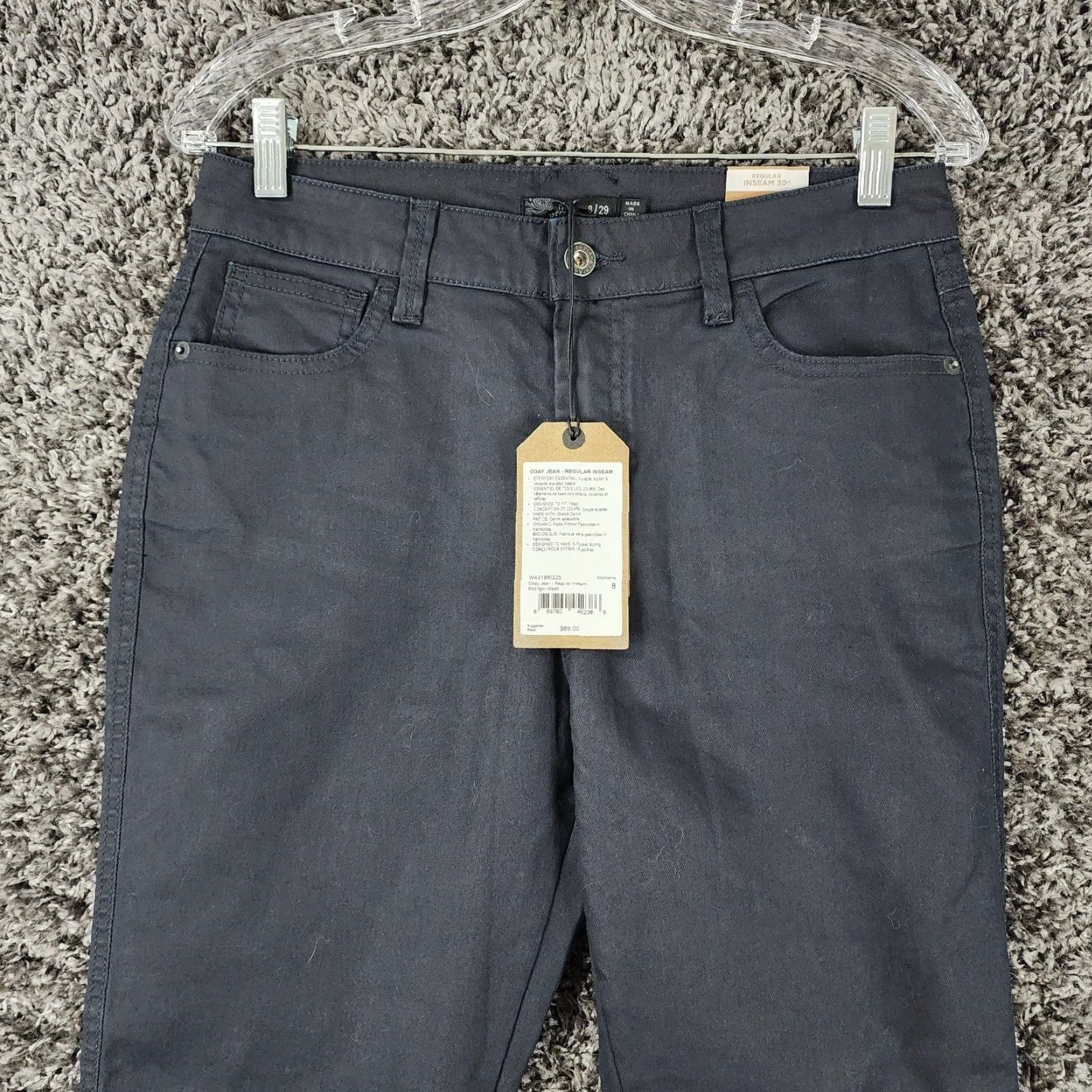 Prana Prana Jeans Size 8 Blue Organic Cotton Fitted Ankle Womens Size 30" / US 8 / IT 44 - 2 Thumbnail