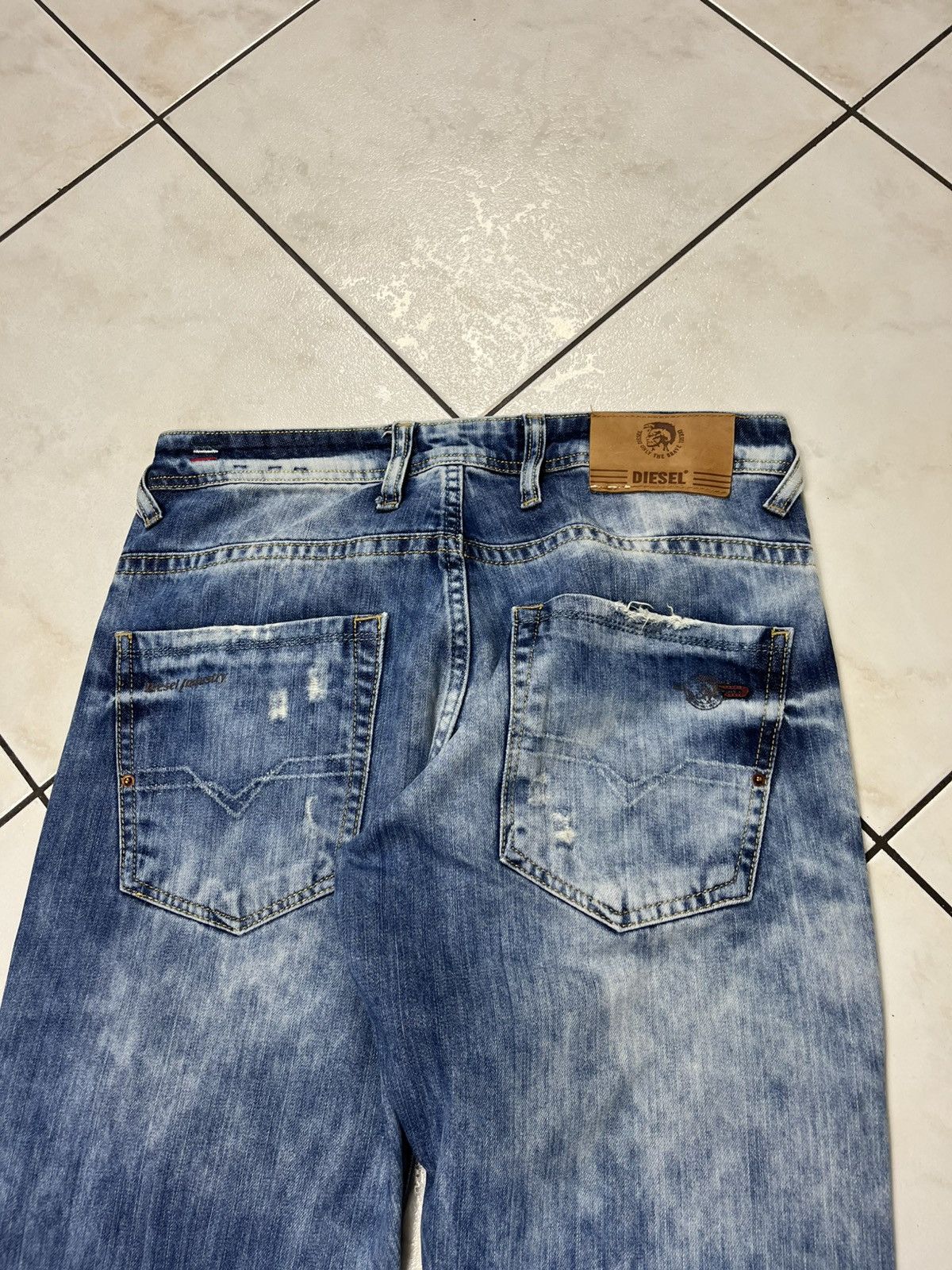 Diesel × Vintage Vintage Diesel safado distressed denim y2k washed jeans pant Size US 34 / EU 50 - 13 Thumbnail