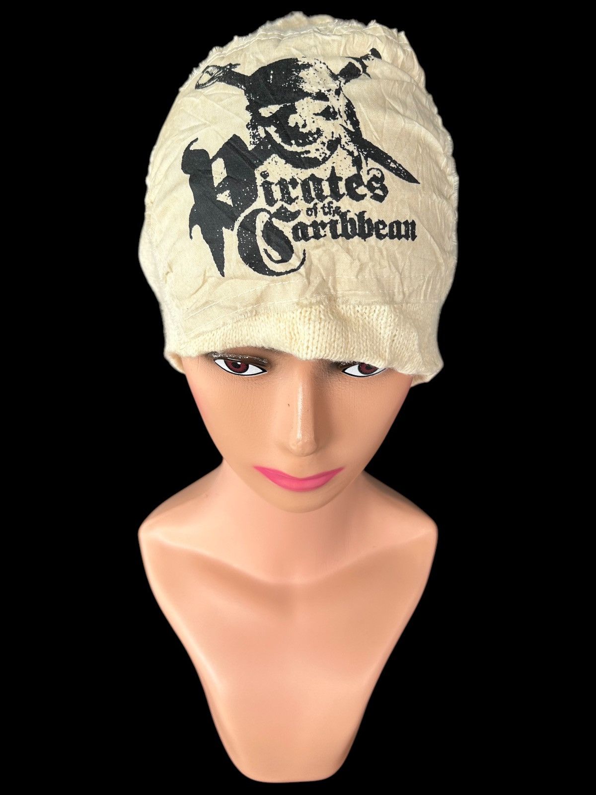 Japanese Brand × Kapital × Vintage Pirates Of The Caribbean Beanie Hats snowcap Size ONE SIZE - 1 Thumbnail