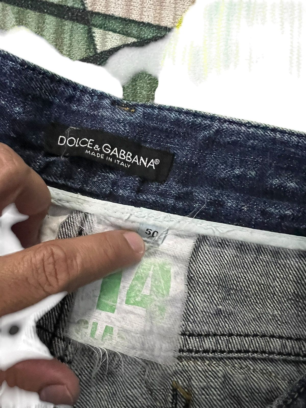 Dolce & Gabbana × Vintage DOLCE & GABBANA WASHED BLUE JEANS Size US 34 / EU 50 - 15 Thumbnail