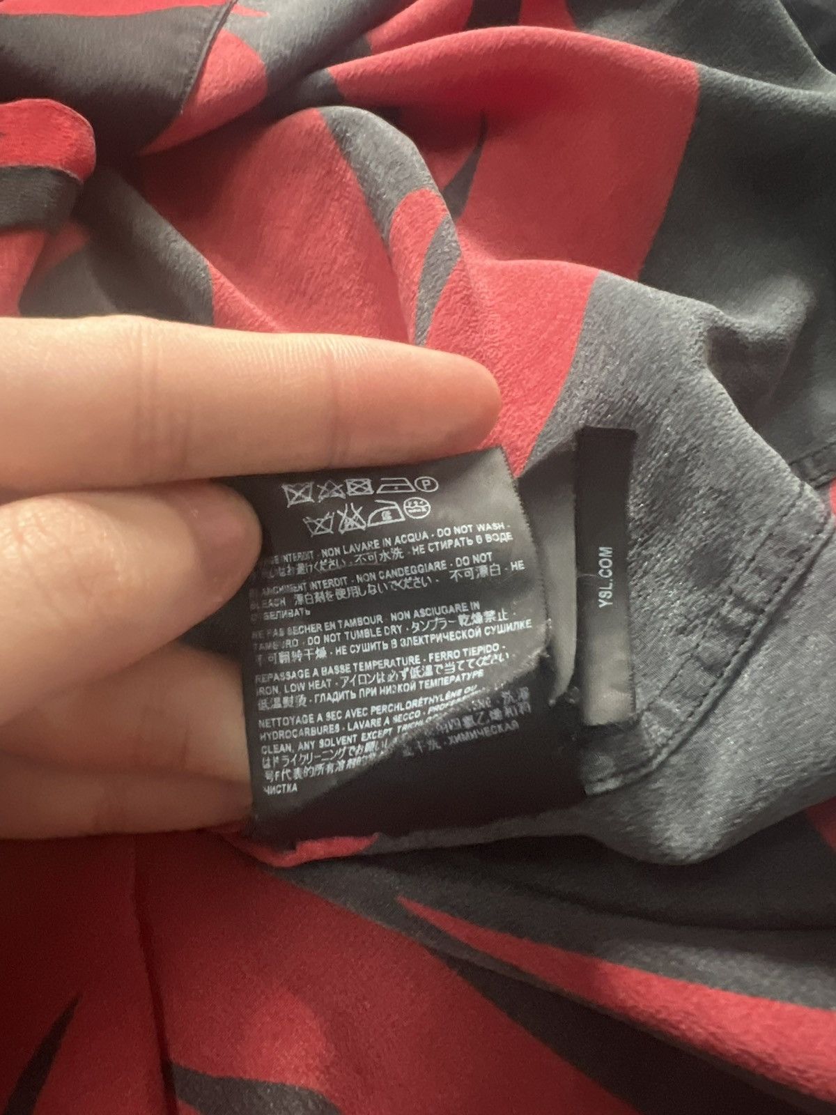 Saint Laurent Paris Saint Laurent Flame shirt Size US S / EU 44-46 / 1 - 4 Thumbnail