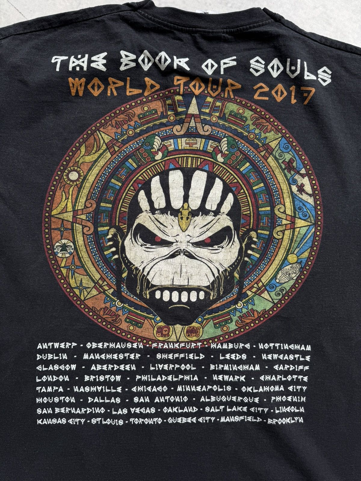 Fruit Of The Loom × Iron Maiden Iron Maiden 2017 tour big logo Size US XL / EU 56 / 4 - 6 Thumbnail