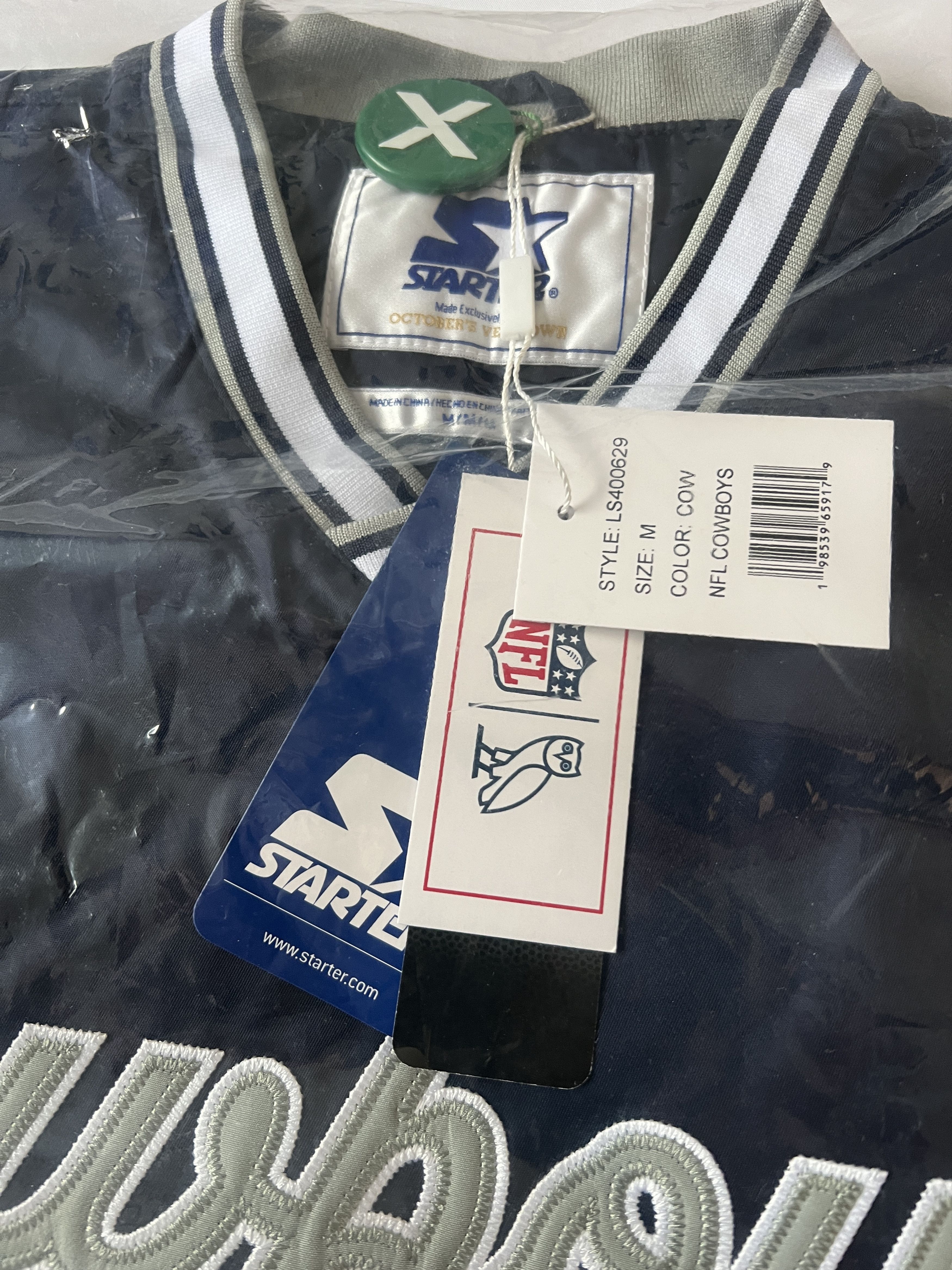 Drake OVO x NFL DALLAS COWBOYS STARTER TRAINER PULLOVER JACKET Size US M / EU 48-50 / 2 - 10 Thumbnail