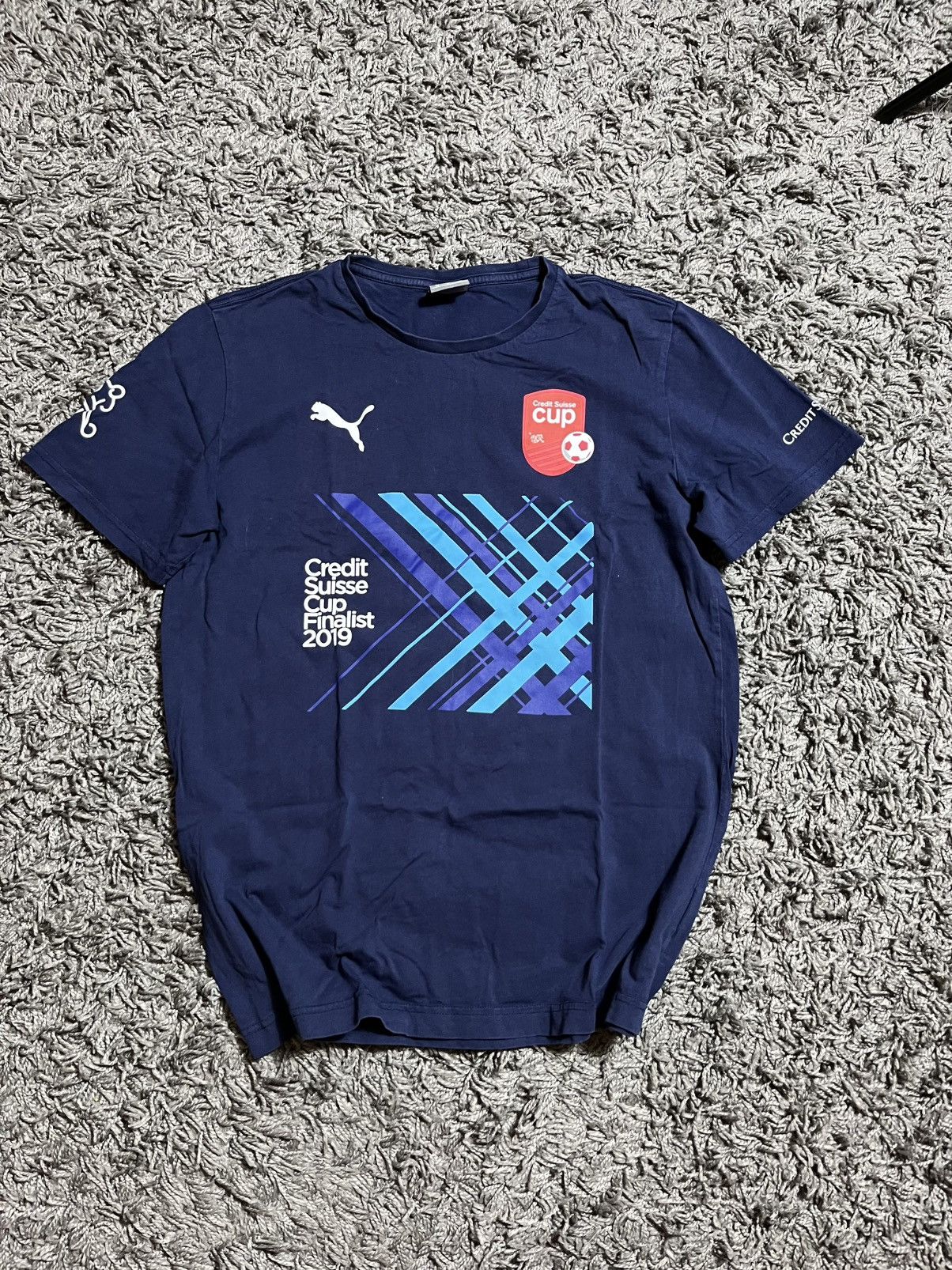 Puma PUMA SWITZERLAND CUP 2022 COTTON SOCCER T-SHIRT Size US M / EU 48-50 / 2 - 1 Thumbnail