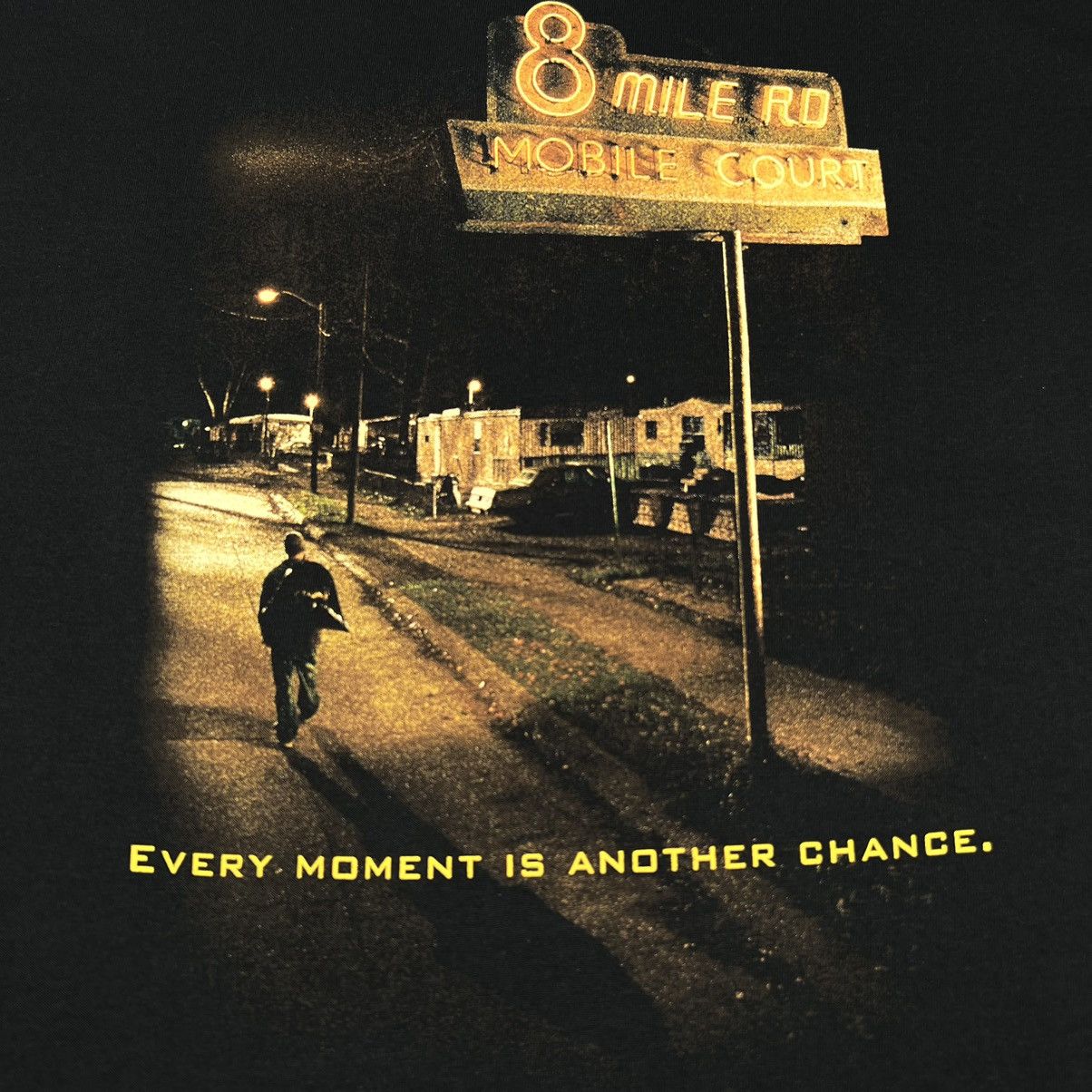 Rap Tees Vintage 2002 8 Mile Mobile Court Eminem Movie Promo T Shirt Size US L / EU 52-54 / 3 - 5 Thumbnail