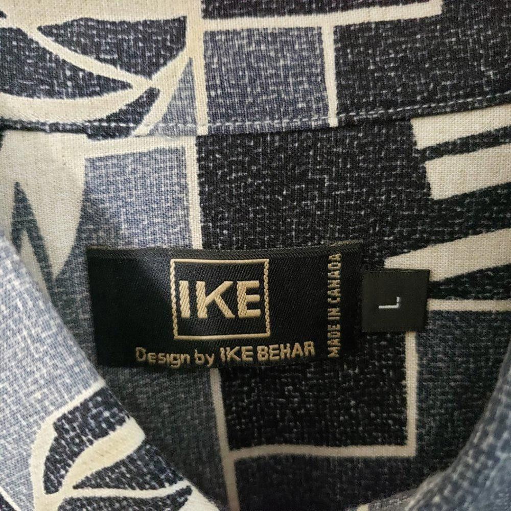 Ike Behar CT466a Ike Behar Vintage Men's Black & Gray Shirt L Size US L / EU 52-54 / 3 - 2 Thumbnail
