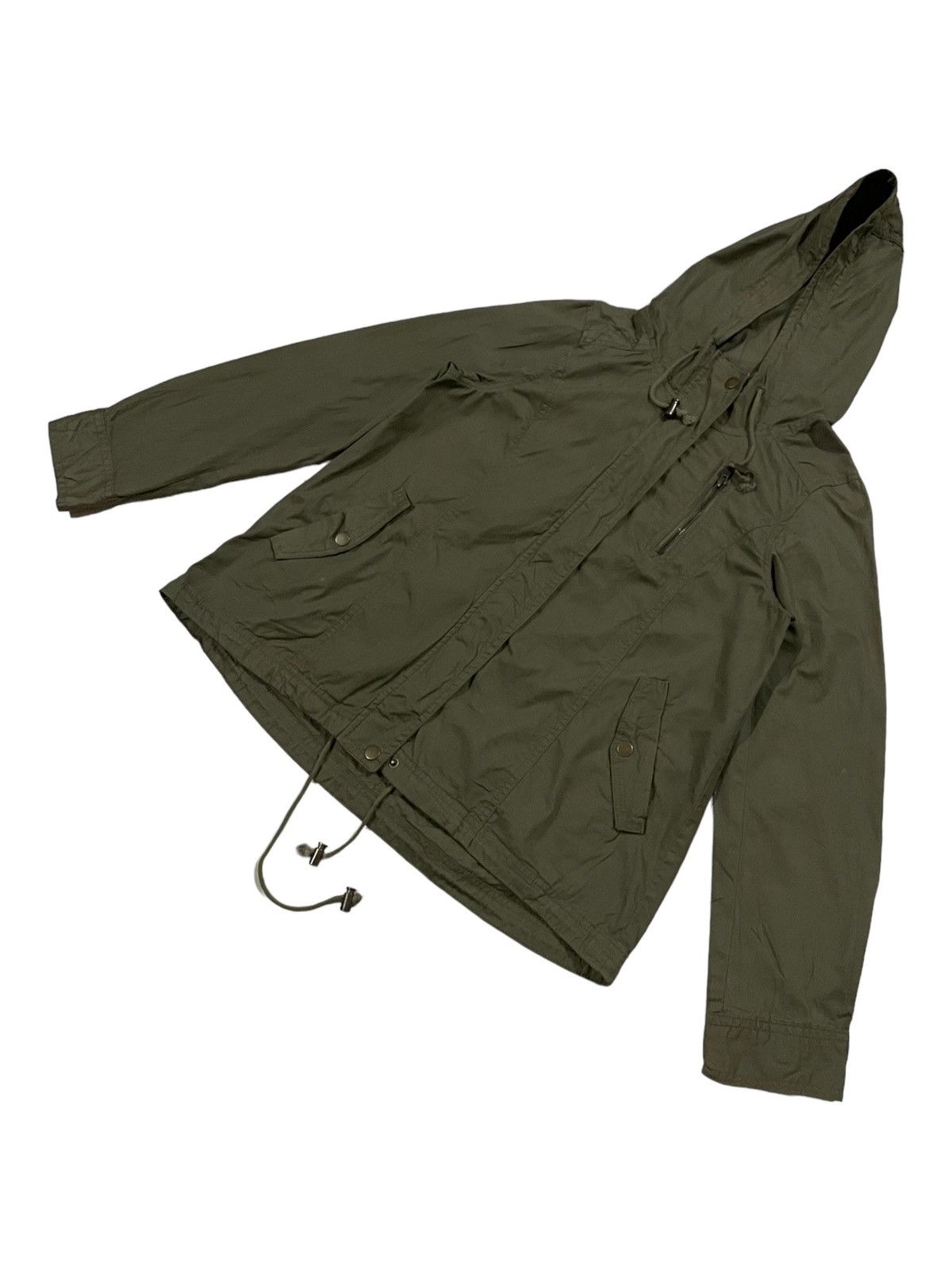 Japanese Brand Vintage COLZA Zipped Hooded Parka Punk Jacket Size US M / EU 48-50 / 2 - 2 Thumbnail