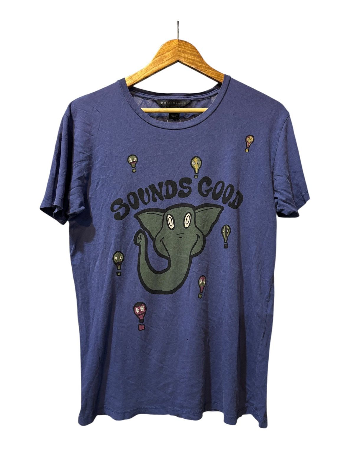 Marc by Marc Jacobs marc by marc jacobs sounds good elephant photo tee Size US M / EU 48-50 / 2 - 1 Thumbnail