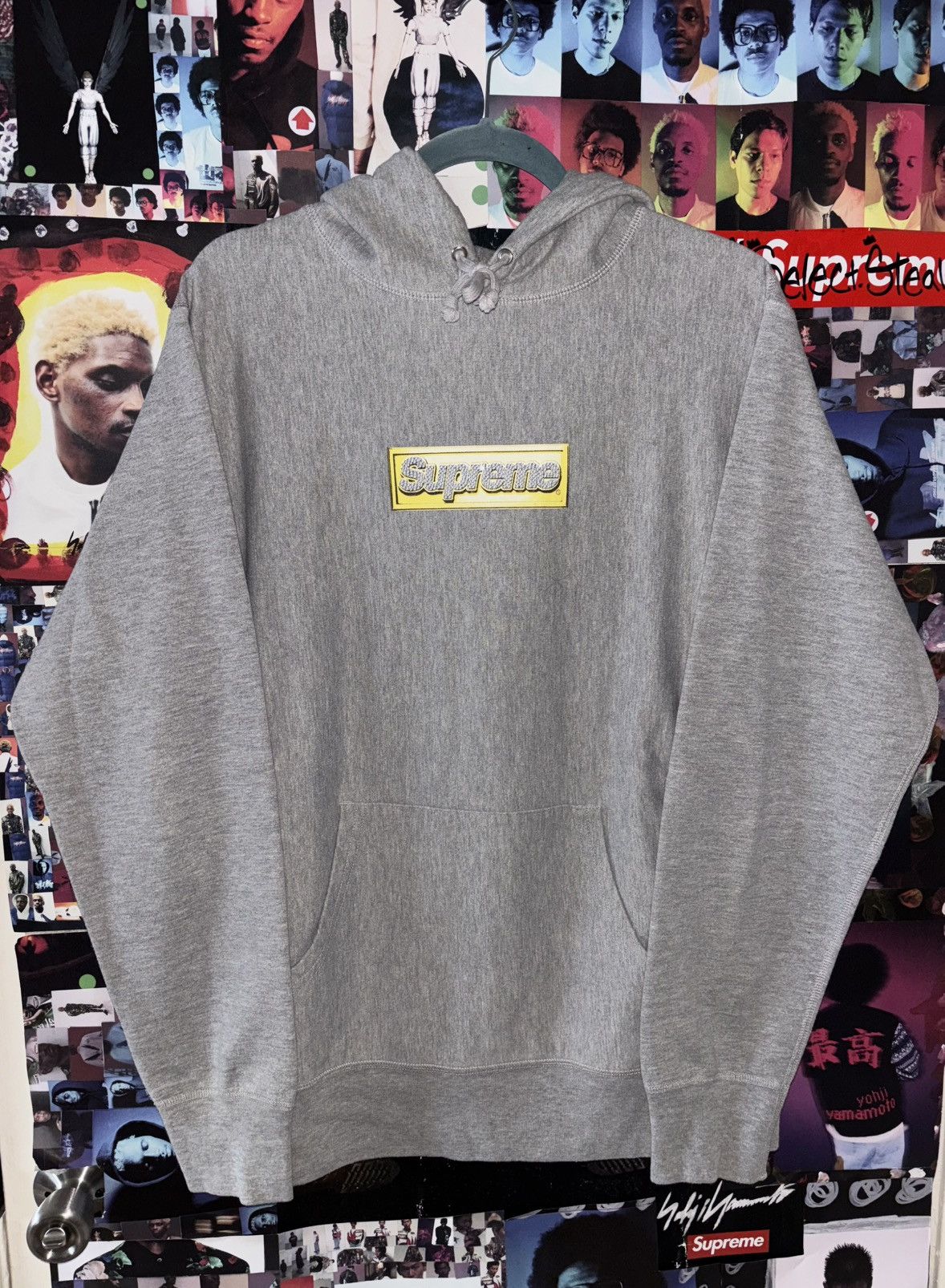 Supreme FW13 Bling Box Logo Hoodie Grailed