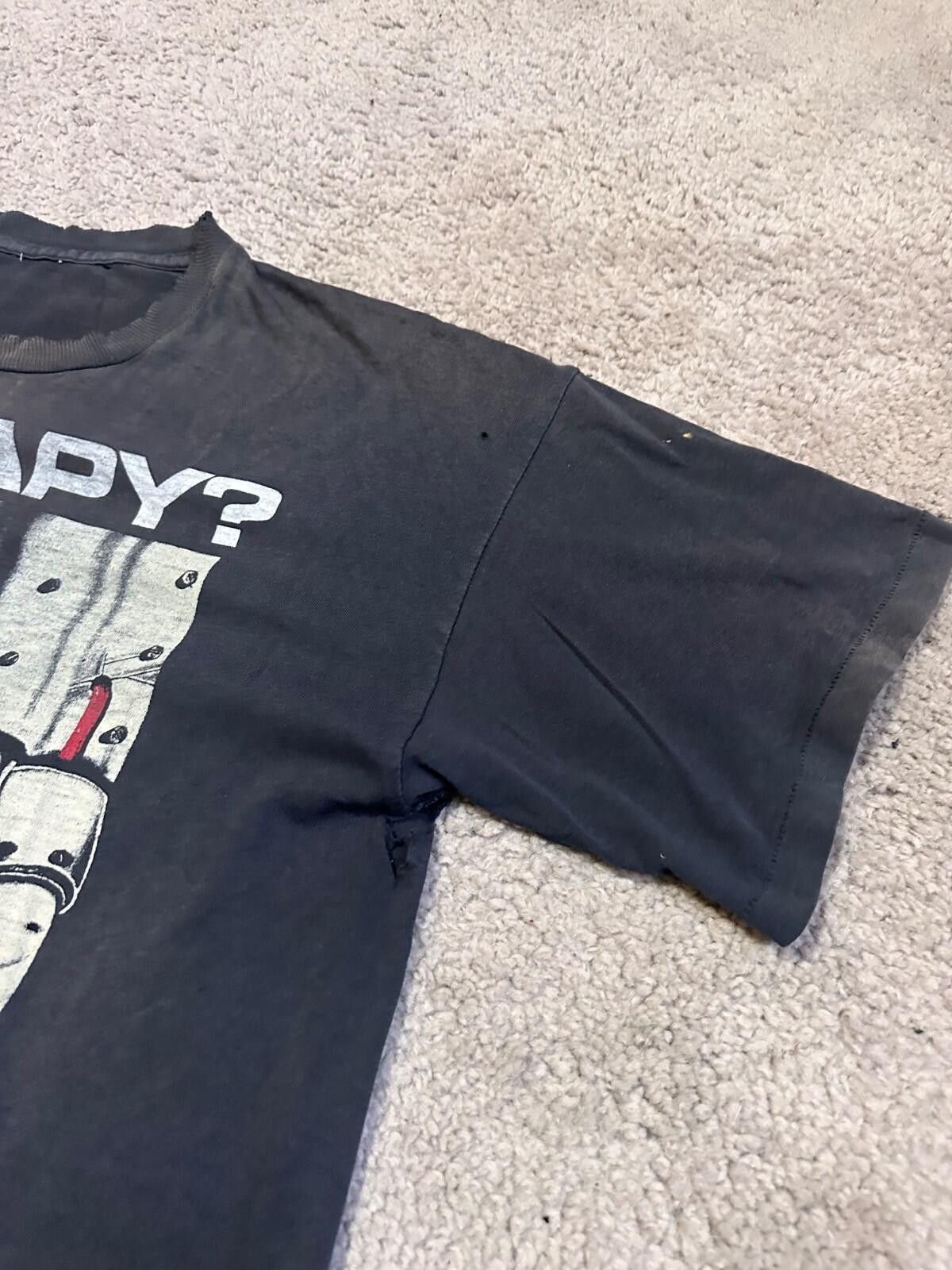 Band Tees Vintage 90s Therapy? Please Death T-shirt Men's / L-XL Size US L / EU 52-54 / 3 - 5 Thumbnail