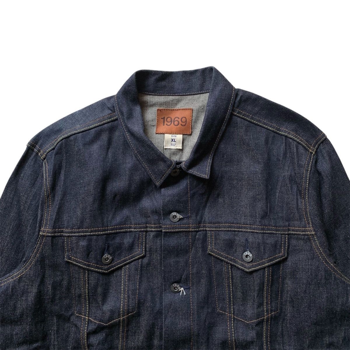 Gap Gap Fall 19 Raw Indigo Selvedge Denim Jacket Size US XL / EU 56 / 4 - 2 Thumbnail