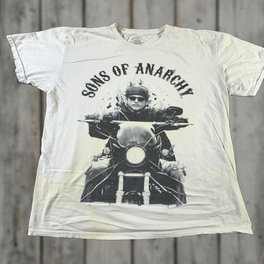Changes VINTAGE Sons of Anarchy T-Shirt Mens XL White Biker Motorcycle TV Graphic Tee Size US XL / EU 56 / 4 - 1 Thumbnail