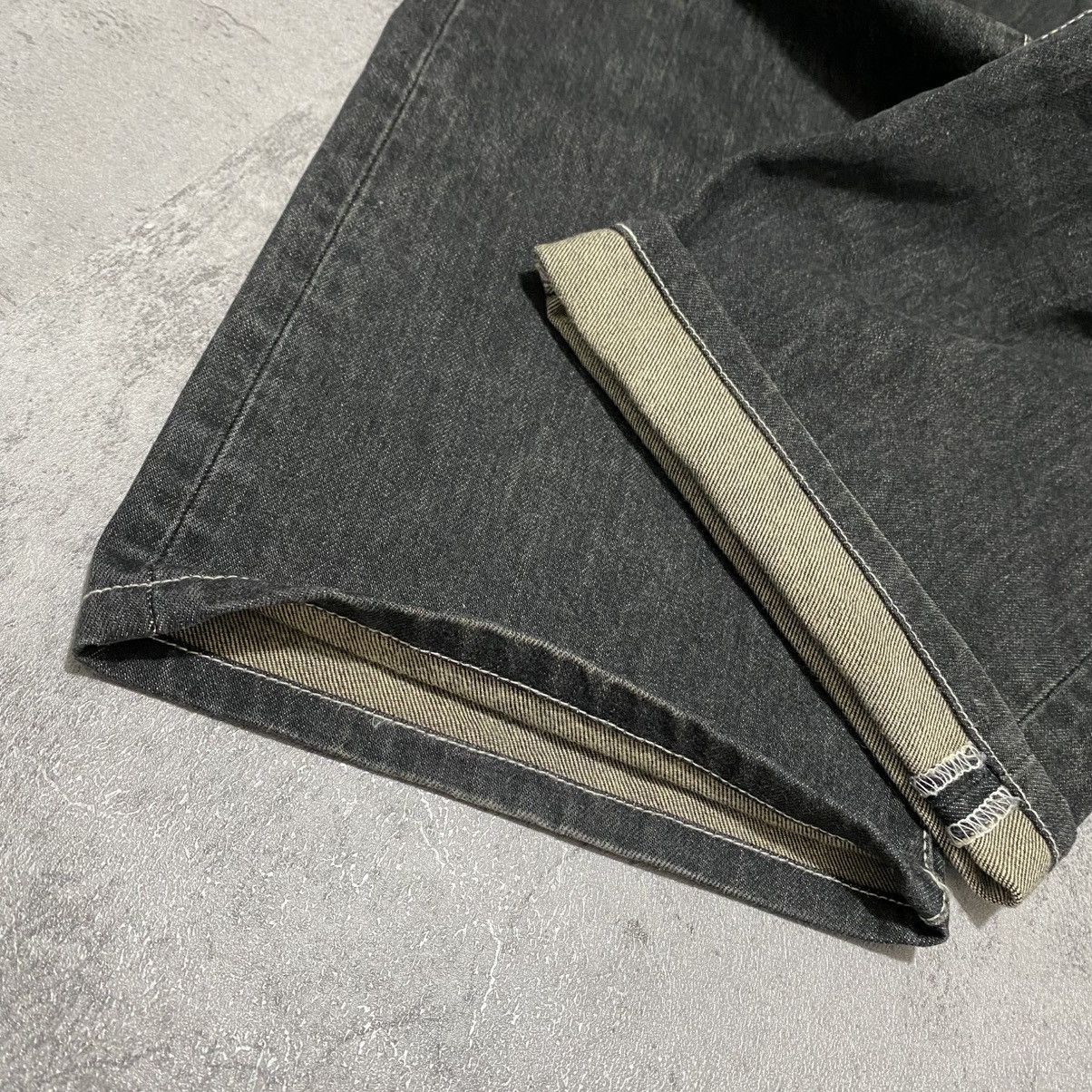Junya Watanabe FW03 JUNYA WATANABE X LEVI’S ACID WASH BLACK BAGGY PANTS Size US 34 / EU 50 - 11 Thumbnail