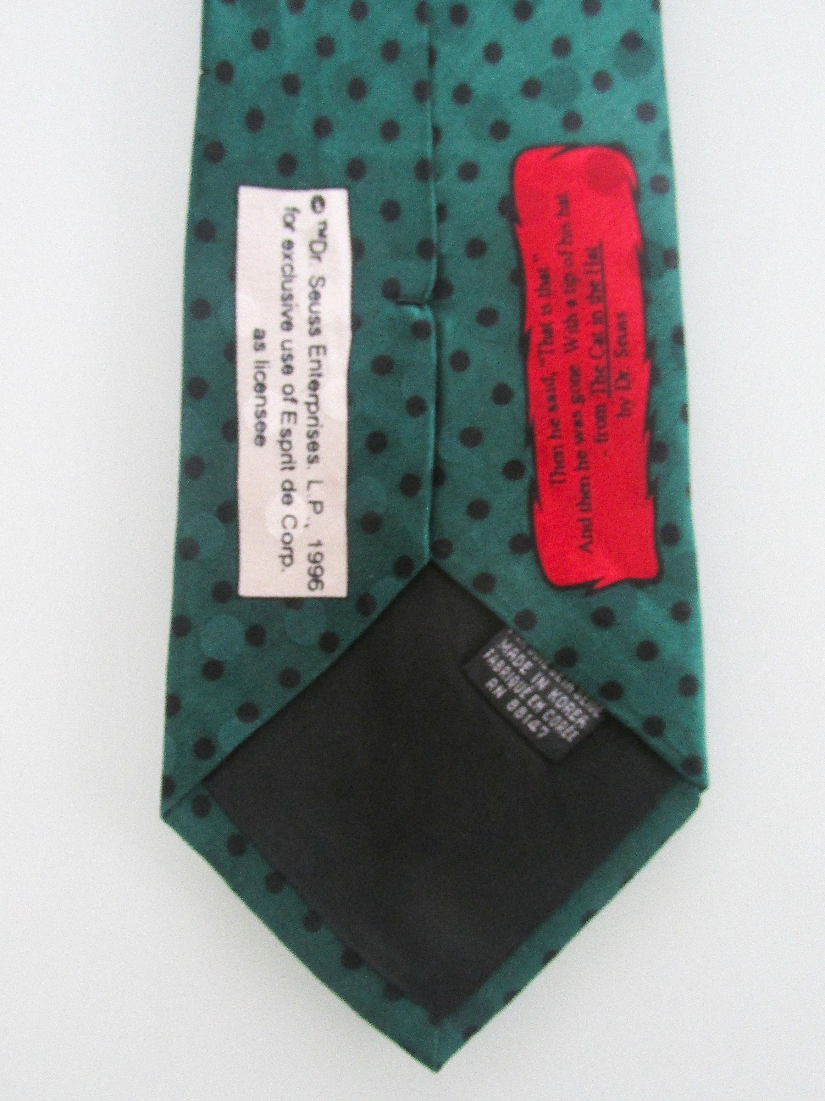 Other Dr. Seuss/Cat In The Hat Vintage Men's Silk Tie Size ONE SIZE - 6 Thumbnail