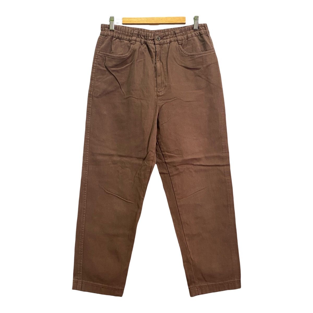 Hai Sporting Gear Archive Hai Sporting Gear Issey Miyake Brown Baggy Pants Size US 30 / EU 46 - 1 Thumbnail