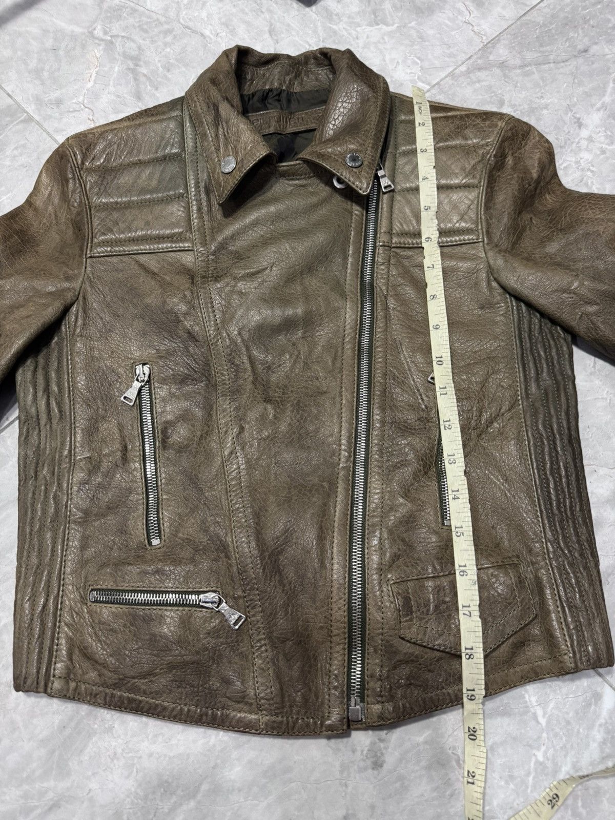 Neil Barrett Neil Barrett Italy Lambskin Leather Biker Jacket - XXS Size US XXS / EU 40 - 13 Thumbnail