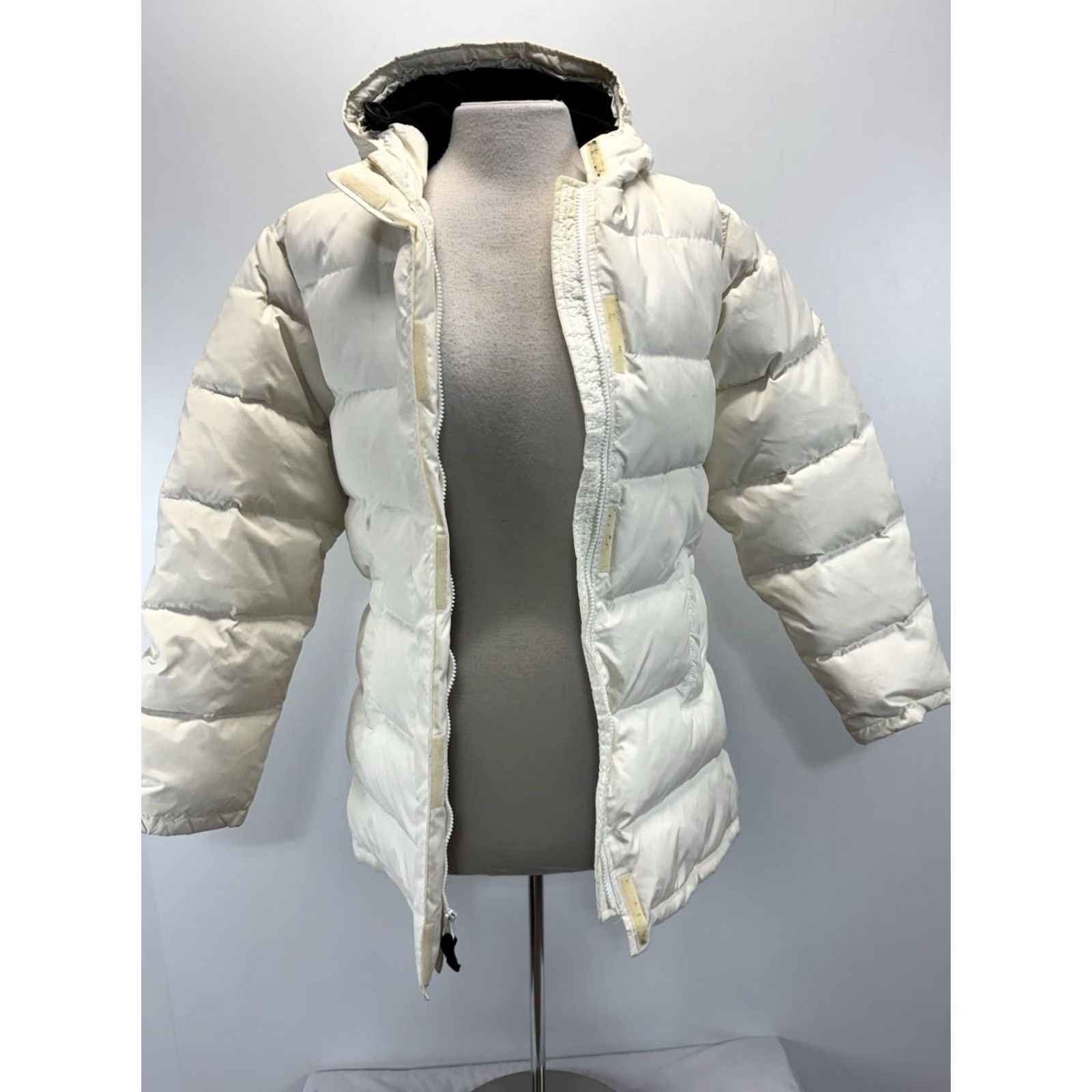 Gap Vtg GAP Puffer Jacket Womens Small Hooded Down Insulated Winter Y2K Blue Tag Size S / US 4 / IT 40 - 6 Thumbnail