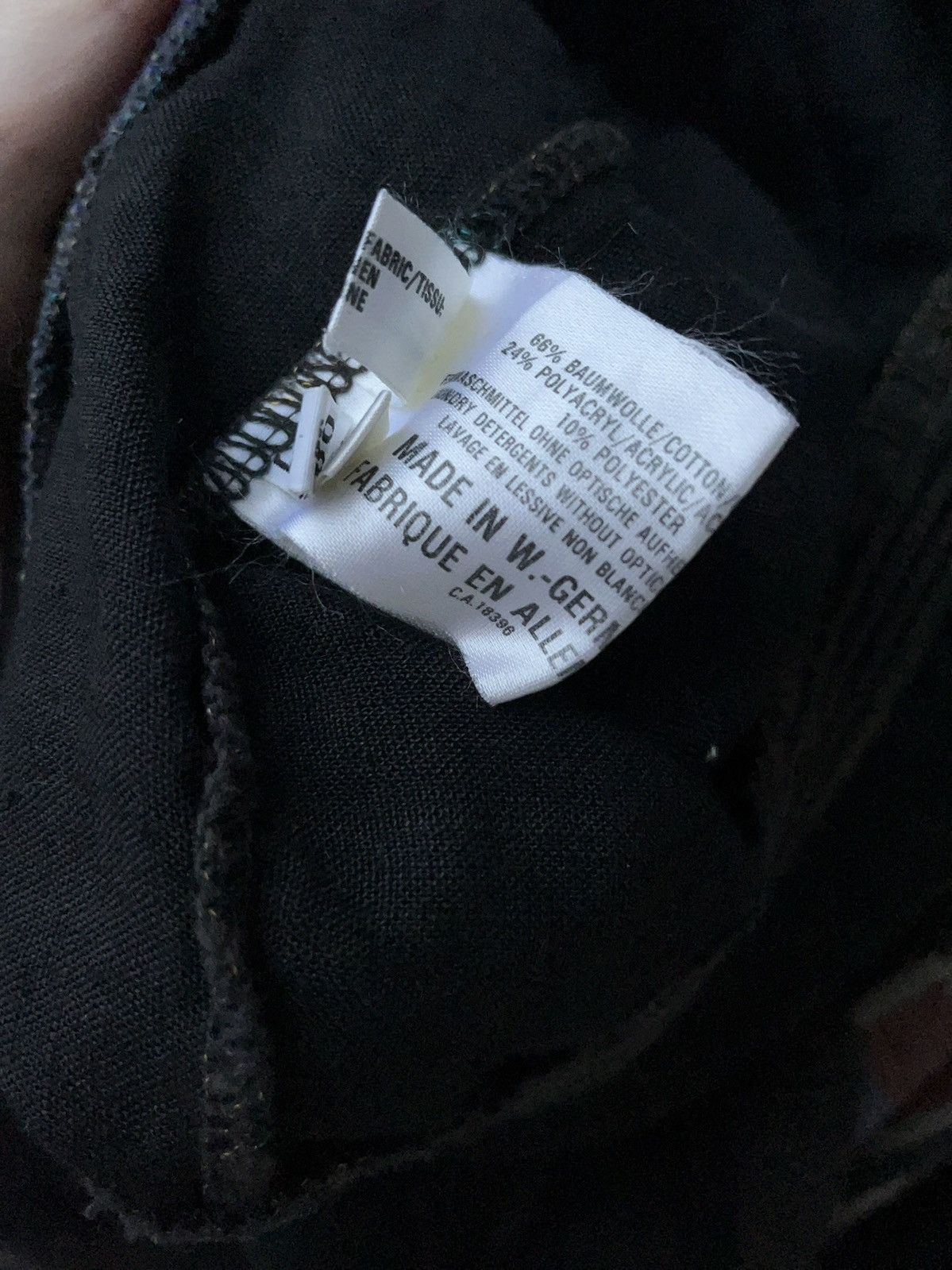 Carlo Colucci A black men's bomber jacket, vintage! Carlo Colucci Size US L / EU 52-54 / 3 - 6 Thumbnail