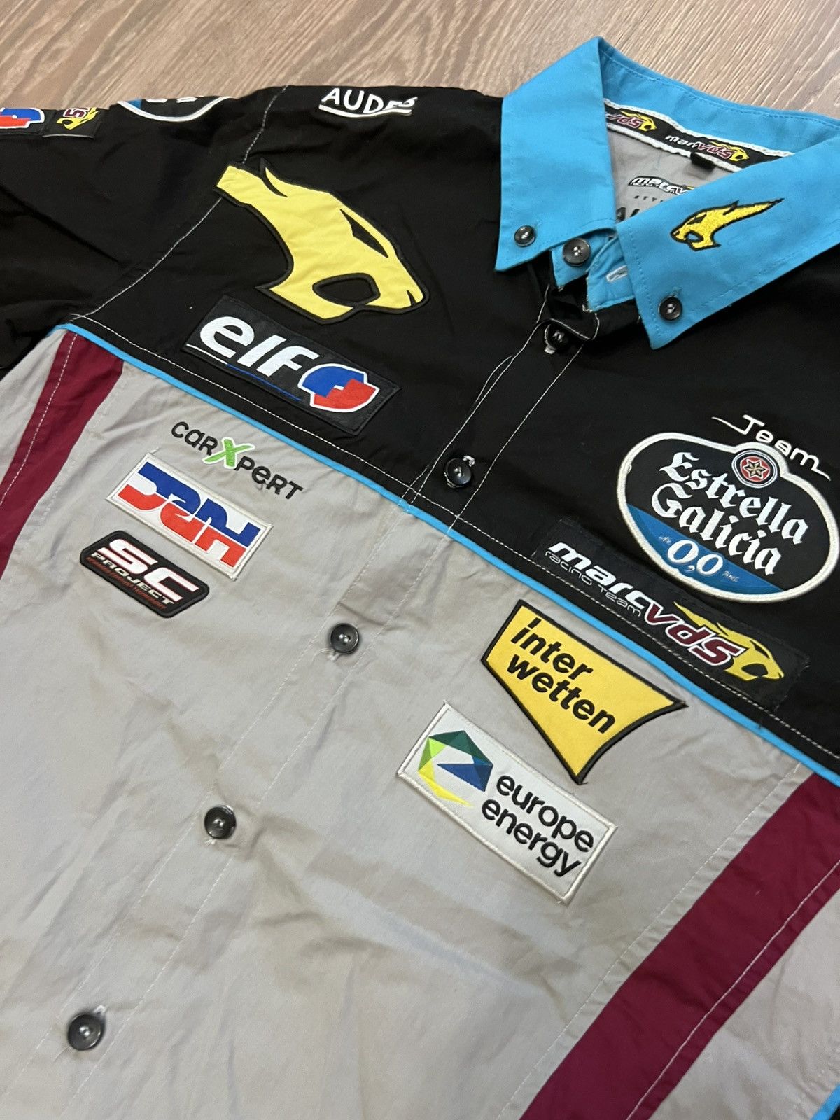 Vintage Official Marc Vds Moto Racing Team Mens Shirt Polo Size S Size US S / EU 44-46 / 1 - 3 Thumbnail