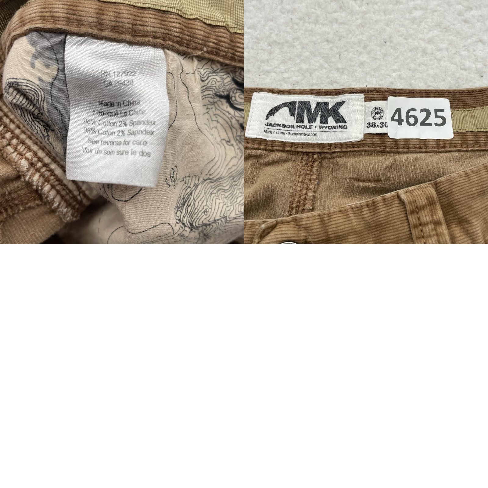 Mountain Khakis Mountain Khakis Pants Mens 38x30 Brown Corduroy 5 Pocket Hiking Outdoor Stretch Size US 38 / EU 54 - 9 Thumbnail