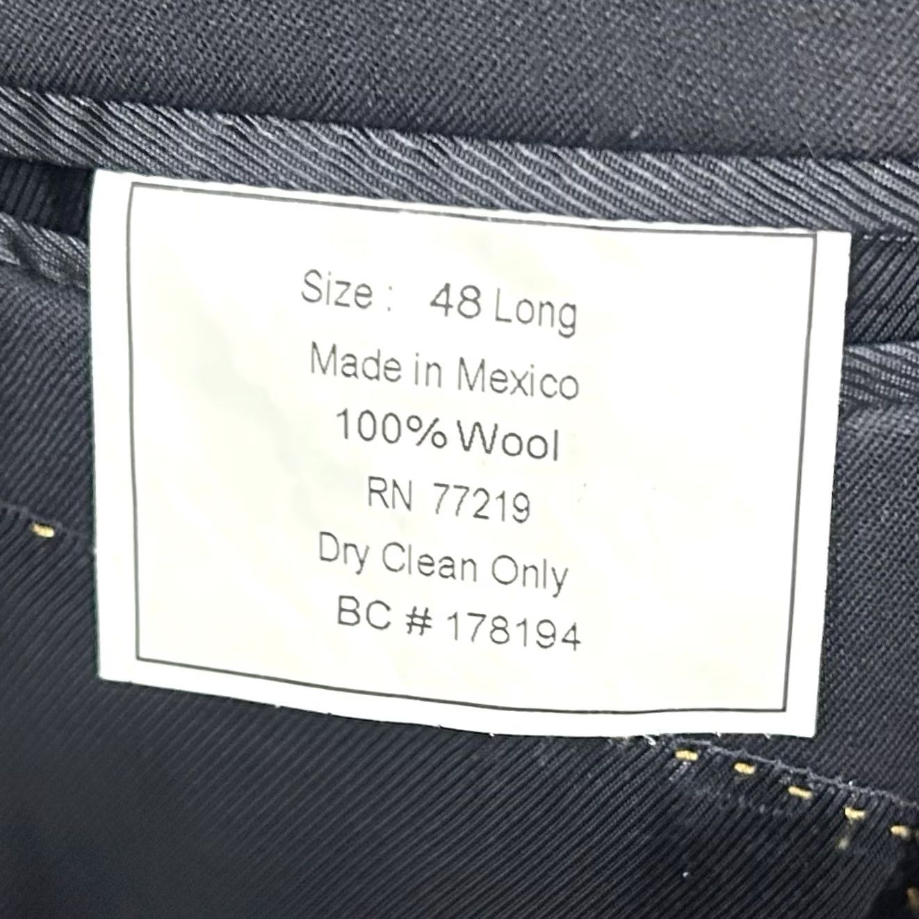 Joseph Joseph & Feiss Sport Coat 48L Wool Dark Navy Blue Two-Button Lined Vented Men Jacket JACKET coat Sport Coat Size US XS / EU 42 / 0 - 4 Thumbnail