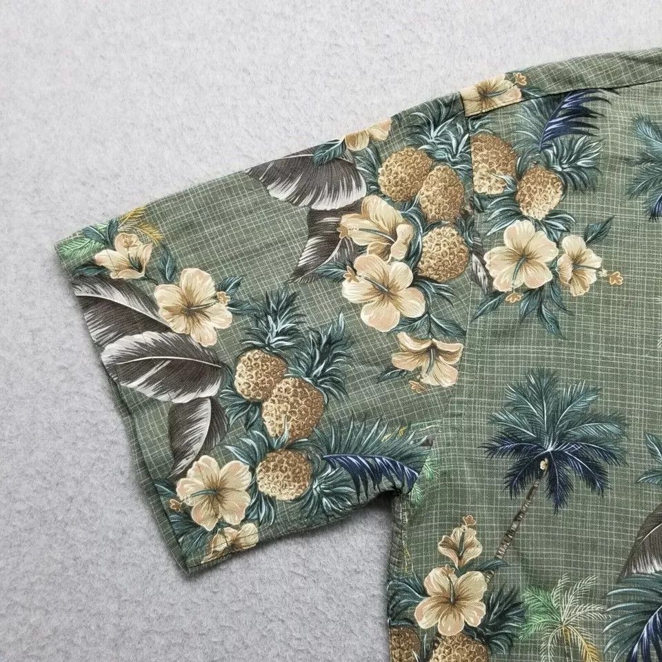 Campia Moda Campia Moda Shirt Men Medium Floral Hawaiian Button Up Rayon Size US M / EU 48-50 / 2 - 2 Thumbnail