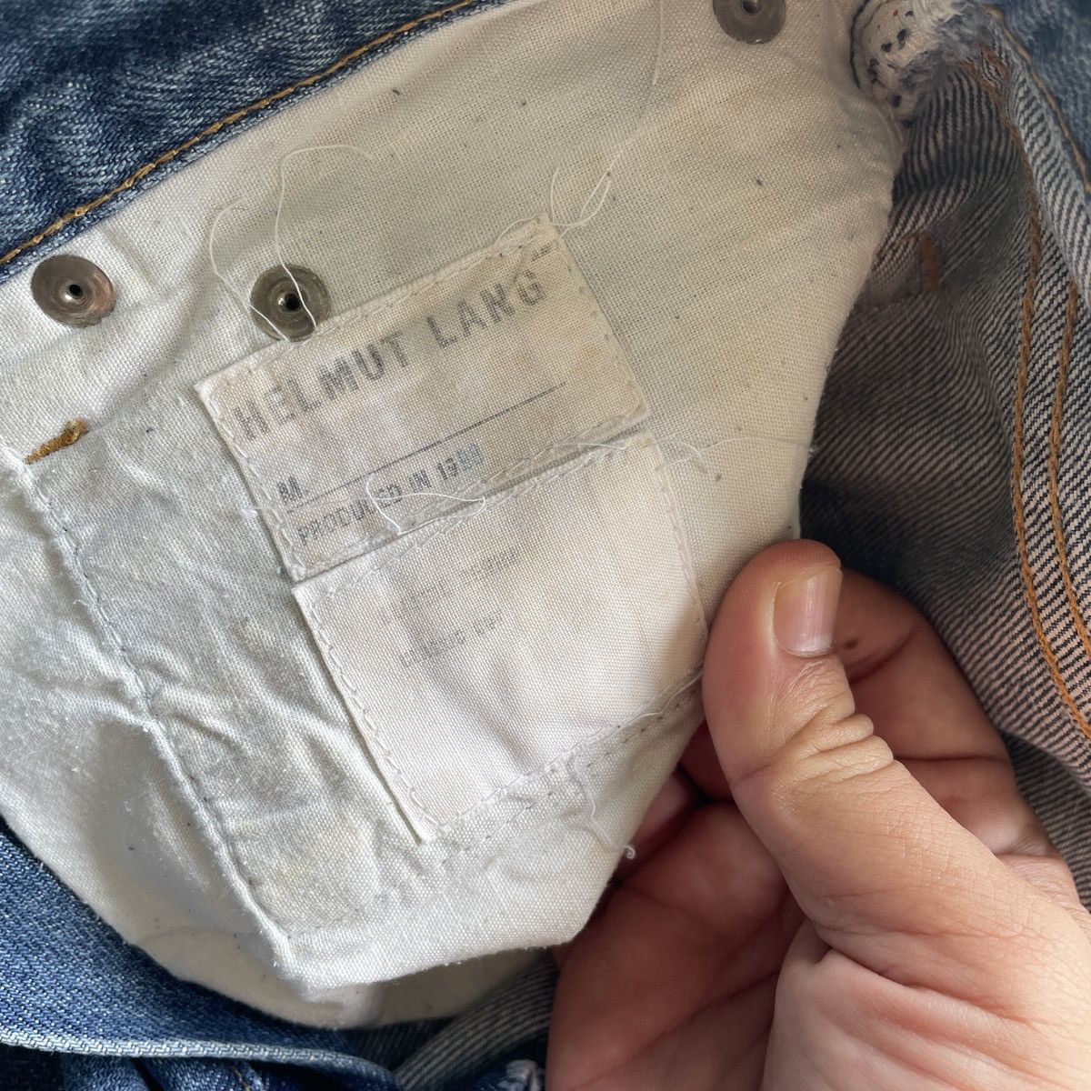 Helmut Lang 90s Vintage Helmut Lang Classic Cut BOOT Jeans Pants Denim Size US 29 - 8 Thumbnail