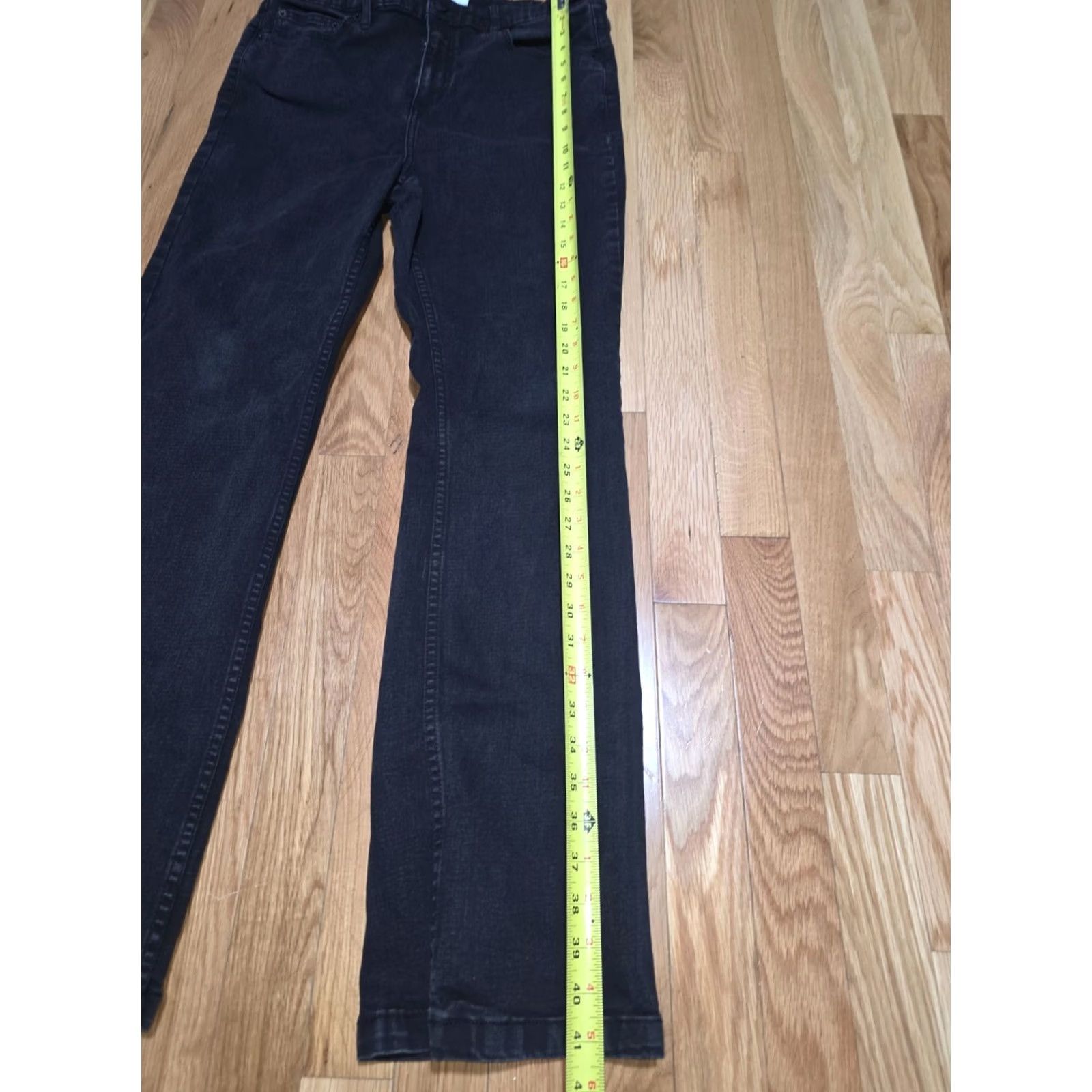 Vintage VINTAGE? No — Marc New York Bootcut Jeans Women Size 16 Black Denim Cotton Mid Rise 5 Pocket Jeans Size 38" / US 16 / IT 52 - 4 Thumbnail