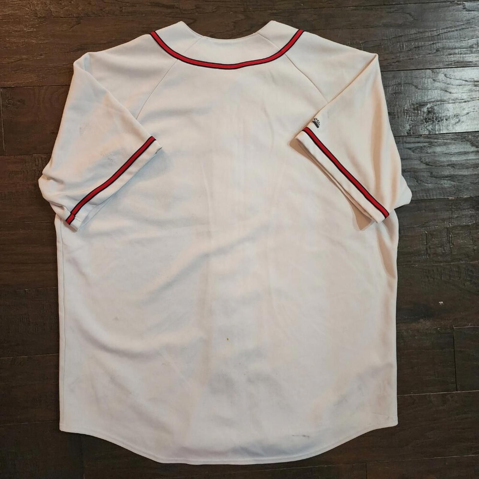 Majestic Vintage Atlanta Braves with tackle twill jersey. Majestic. Size US L / EU 52-54 / 3 - 2 Thumbnail