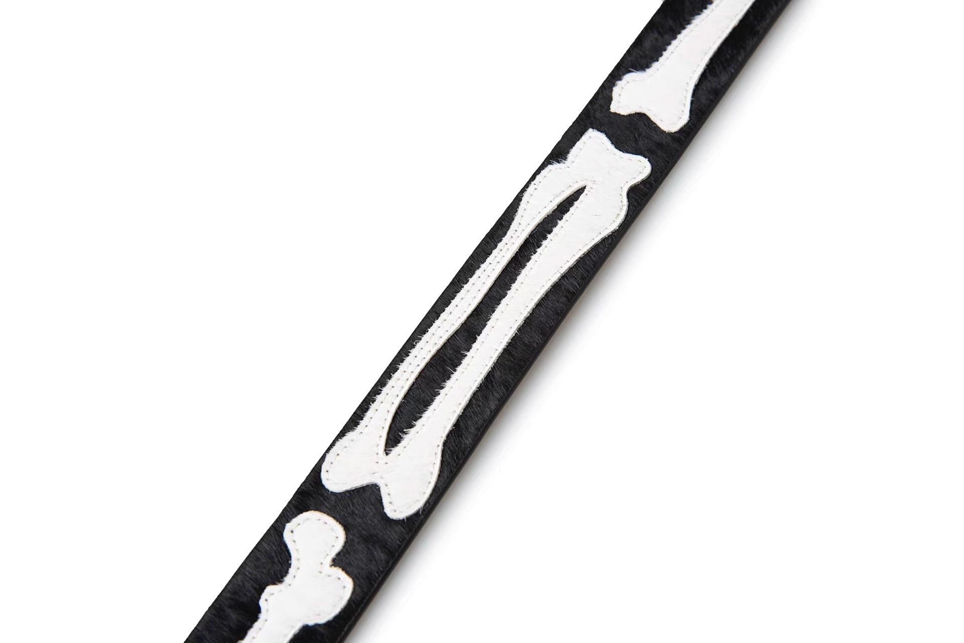 Nude Nude Clothing Full-Grain Leather Punk Bone Belt K20 Size ONE SIZE - 7 Thumbnail