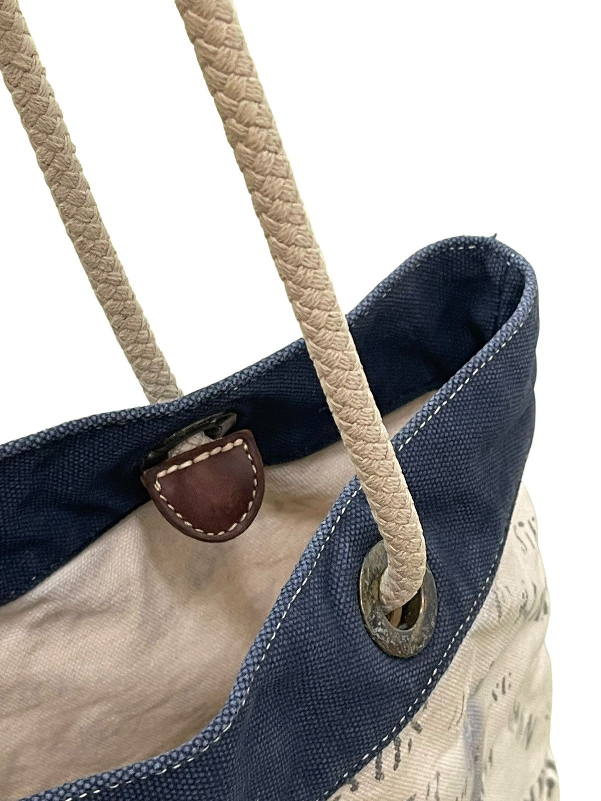 RRL Ralph Lauren Double RL Ralph Lauren Cotton Canvas RRL Tote Bag 2🟩 Size ONE SIZE - 19 Thumbnail