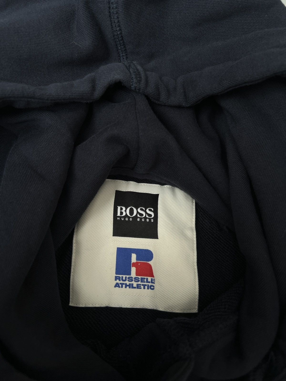Hugo Boss × Russell Athletic × Vintage Hugo Boss x Russel Athletic Logo Hoodie Sweatshirt Size US S / EU 44-46 / 1 - 5 Thumbnail
