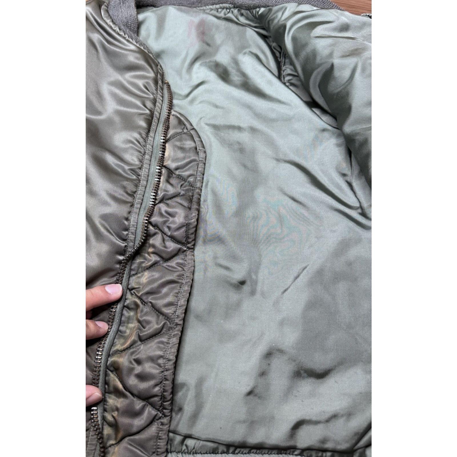 Other 80s Medium Alpha Ma-1 Flight Jacket 8415-00-818-7352 Size US M / EU 48-50 / 2 - 10 Thumbnail