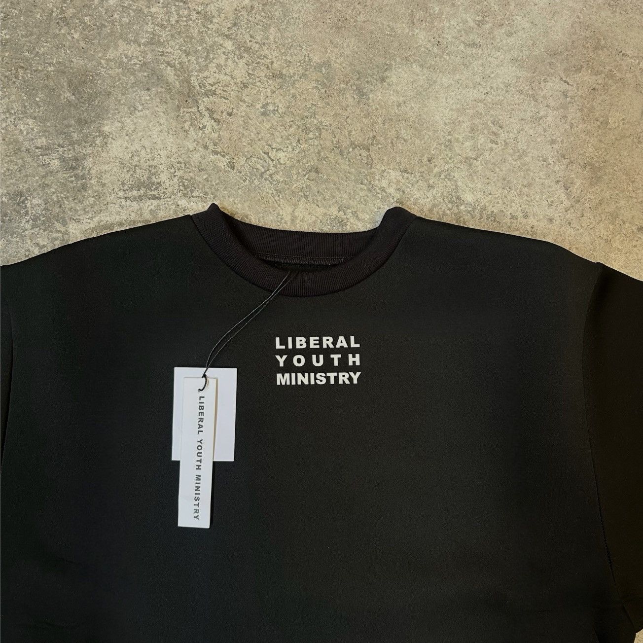 Liberal Youth Ministry SS23 Liberal Youth Ministry Neoprene Cropped T-Shirt Size US M / EU 48-50 / 2 - 2 Thumbnail