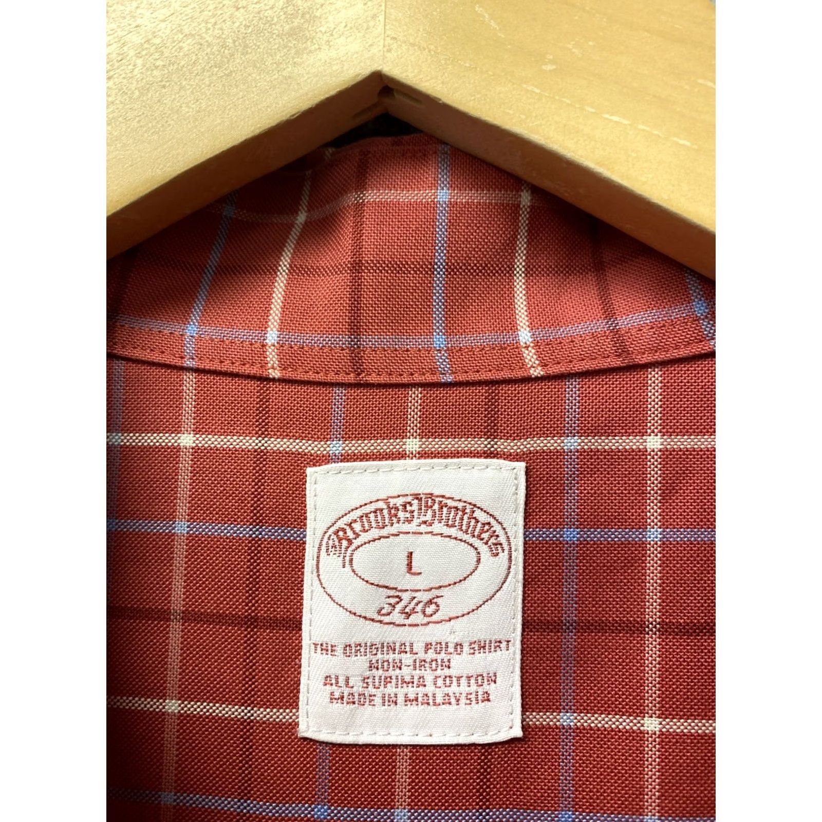 Brooks Brothers Brooks Brothers Button-Down Shirt Mens L Coral Plaid Multicolor Long Sleeve Cotton Woven Button-Up Casual Work Travel Regular Size US L / EU 52-54 / 3 - 4 Thumbnail