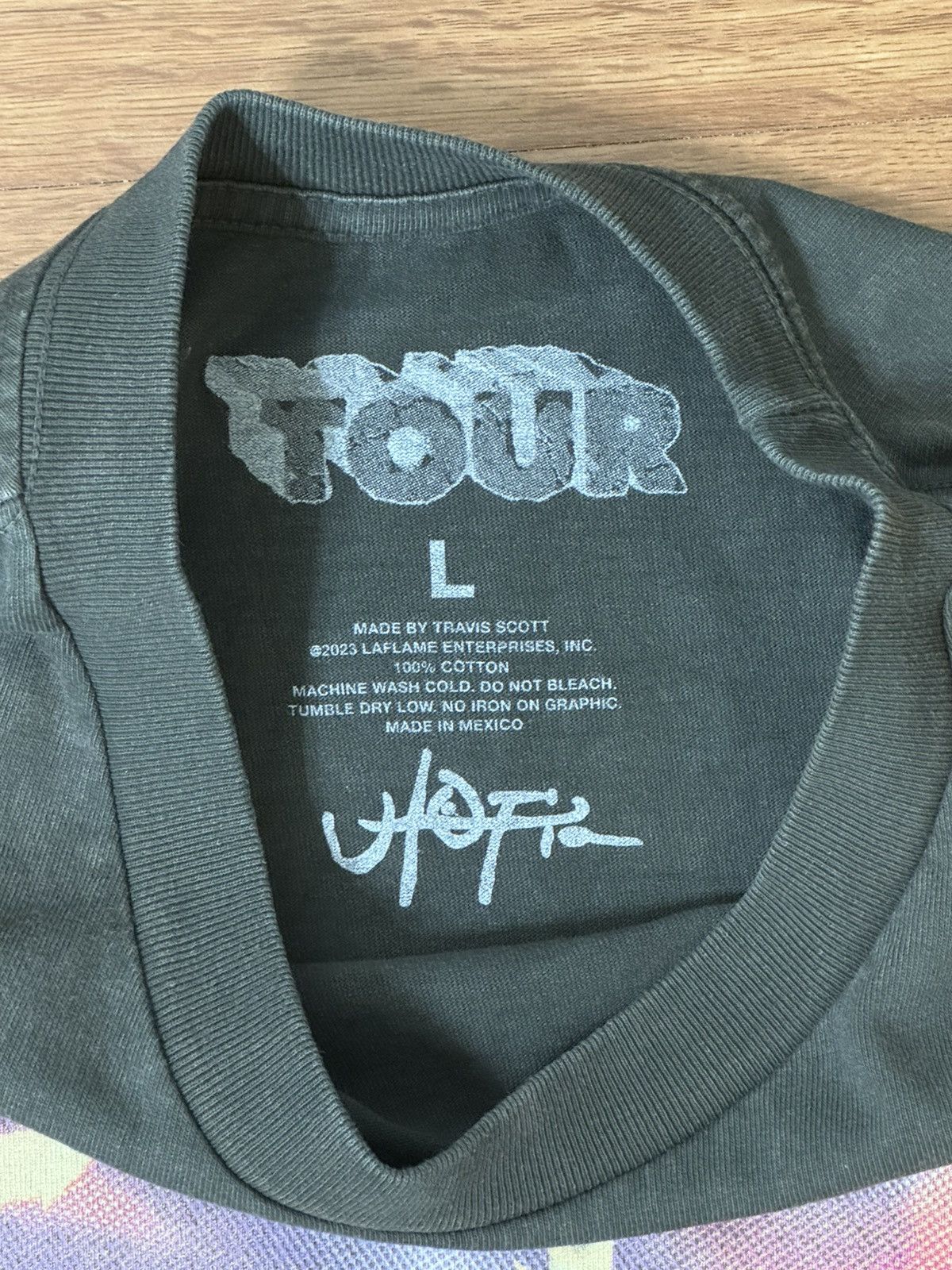 Travis Scott Travis Scott My Eyes Utopia Tour Portland Tee Size US L / EU 52-54 / 3 - 3 Thumbnail