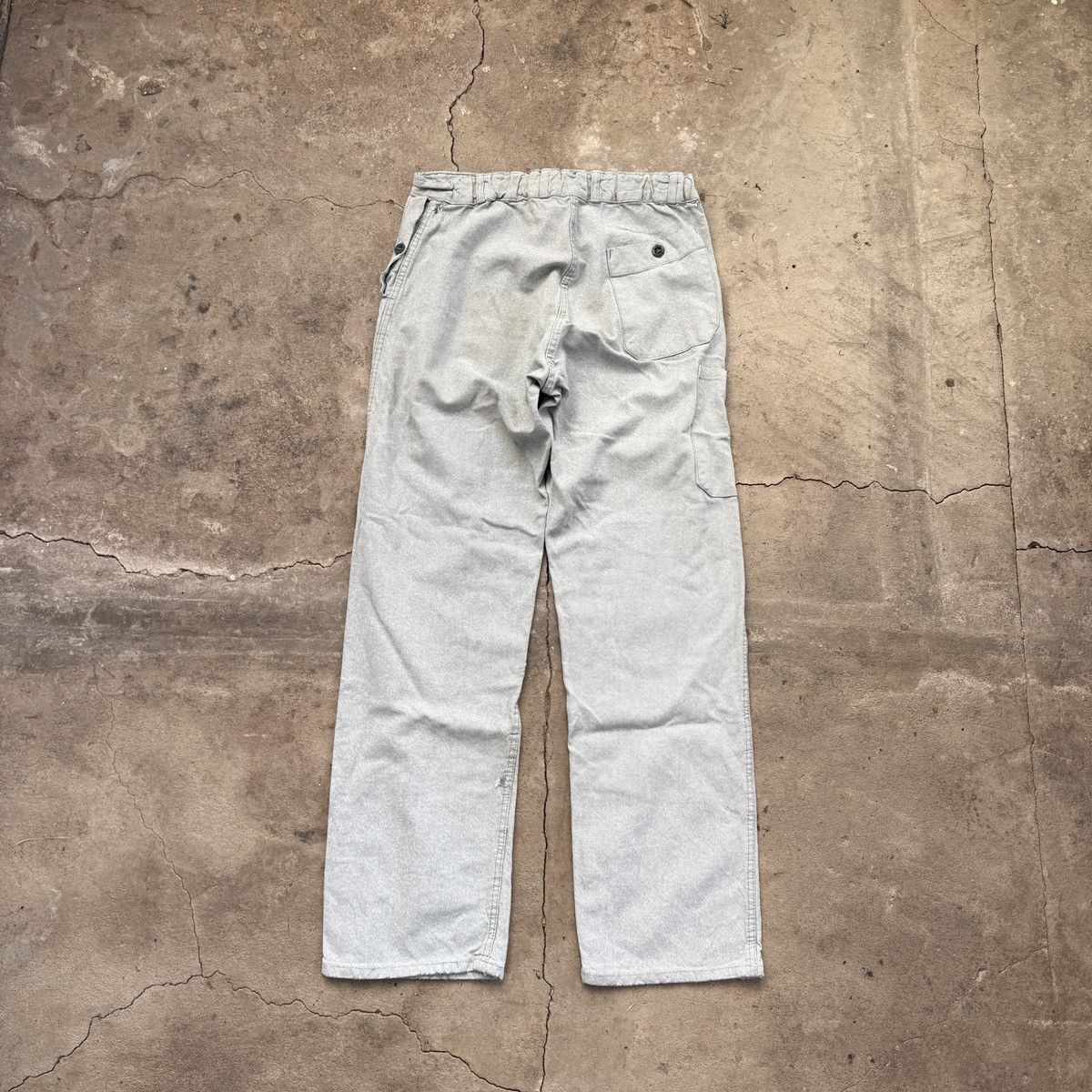 Le Laboureur French work chore vintage fatigue distressed patchwork pants Size US 32 / EU 48 - 9 Thumbnail