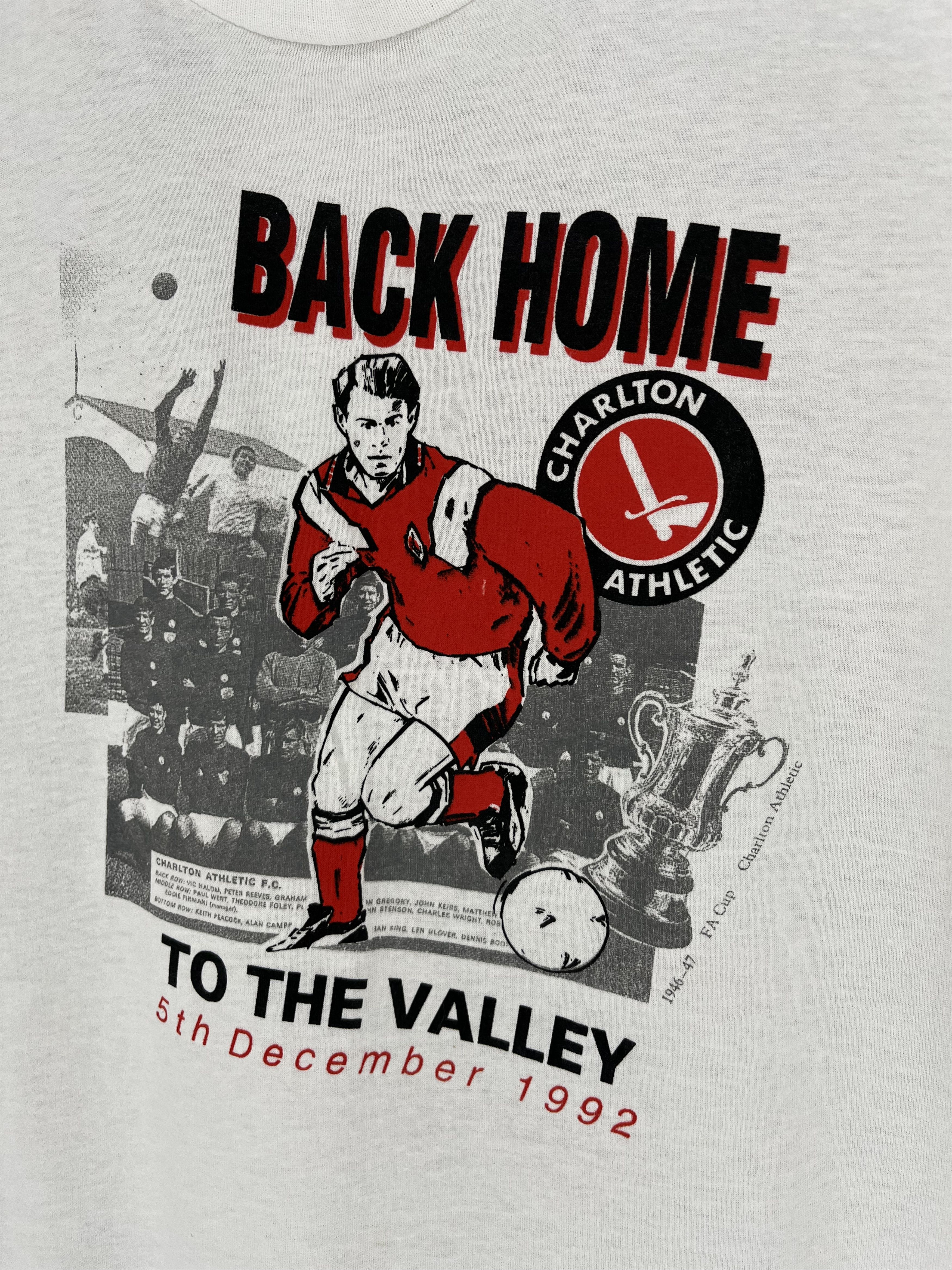 Vintage Vintage 90s Charlton Athletic Football Club Tee Size US XL / EU 56 / 4 - 7 Thumbnail