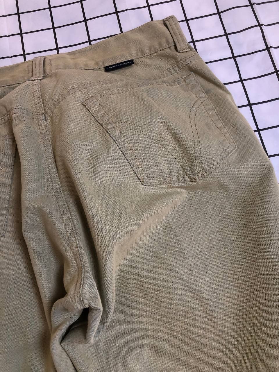 Dolce & Gabbana DOLCE & GABBANA FADED BROWN DISTRESSED DENIM JEANS Size US 36 / EU 52 - 20 Thumbnail