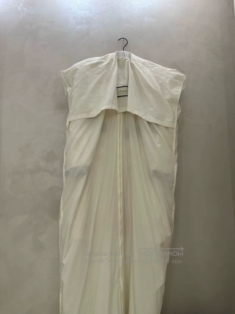 Gucci Gucci White pearl buckle woollen coat Size S / US 4 / IT 40 - 4 Thumbnail