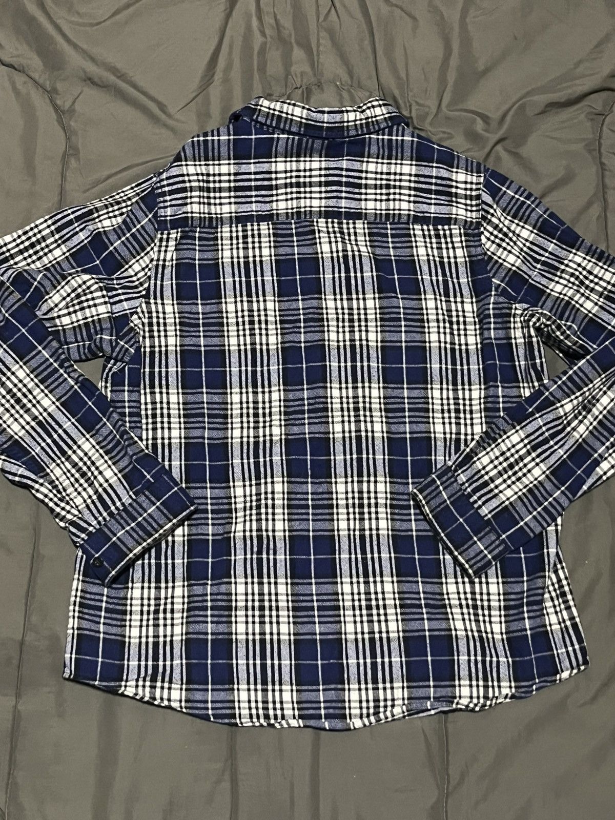 L.L. Bean Blue L.L. Bean Flannel Size US L / EU 52-54 / 3 - 5 Thumbnail