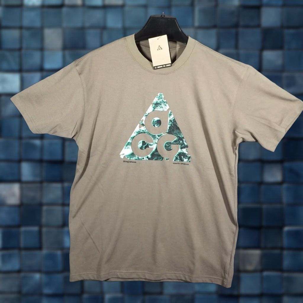 Nike Nike ACG Logo T-Shirt Mens Small Olive Green DV9636-040 Size US S / EU 44-46 / 1 - 1 Thumbnail