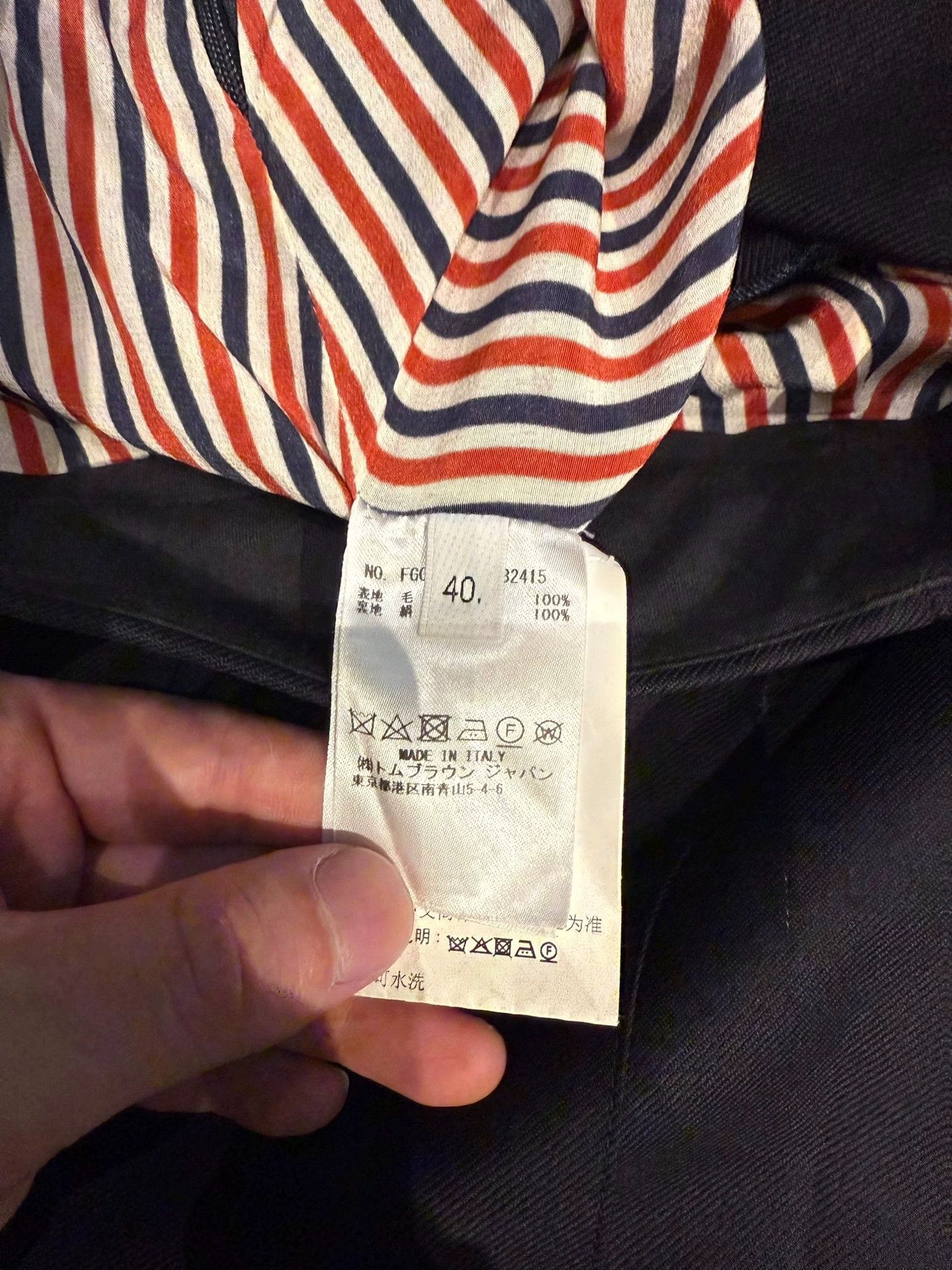 Thom Browne THOM BROWNE Navy Short Pleated Skirt 3-Color Side Logo 40 Size 27" / US 4 / IT 40 - 5 Thumbnail