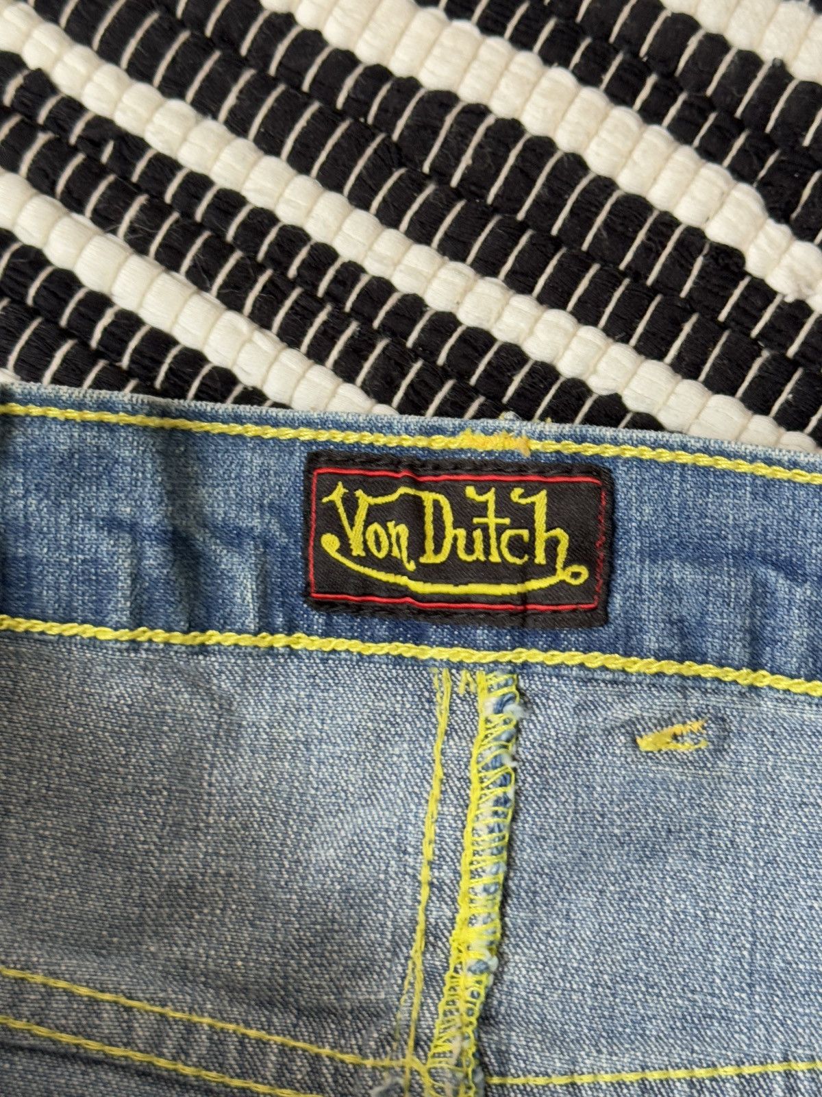 Von Dutch VINTAGE VON DUTCH 2000s MIDI SKIRT Size 28" / US 6 / IT 42 - 5 Thumbnail