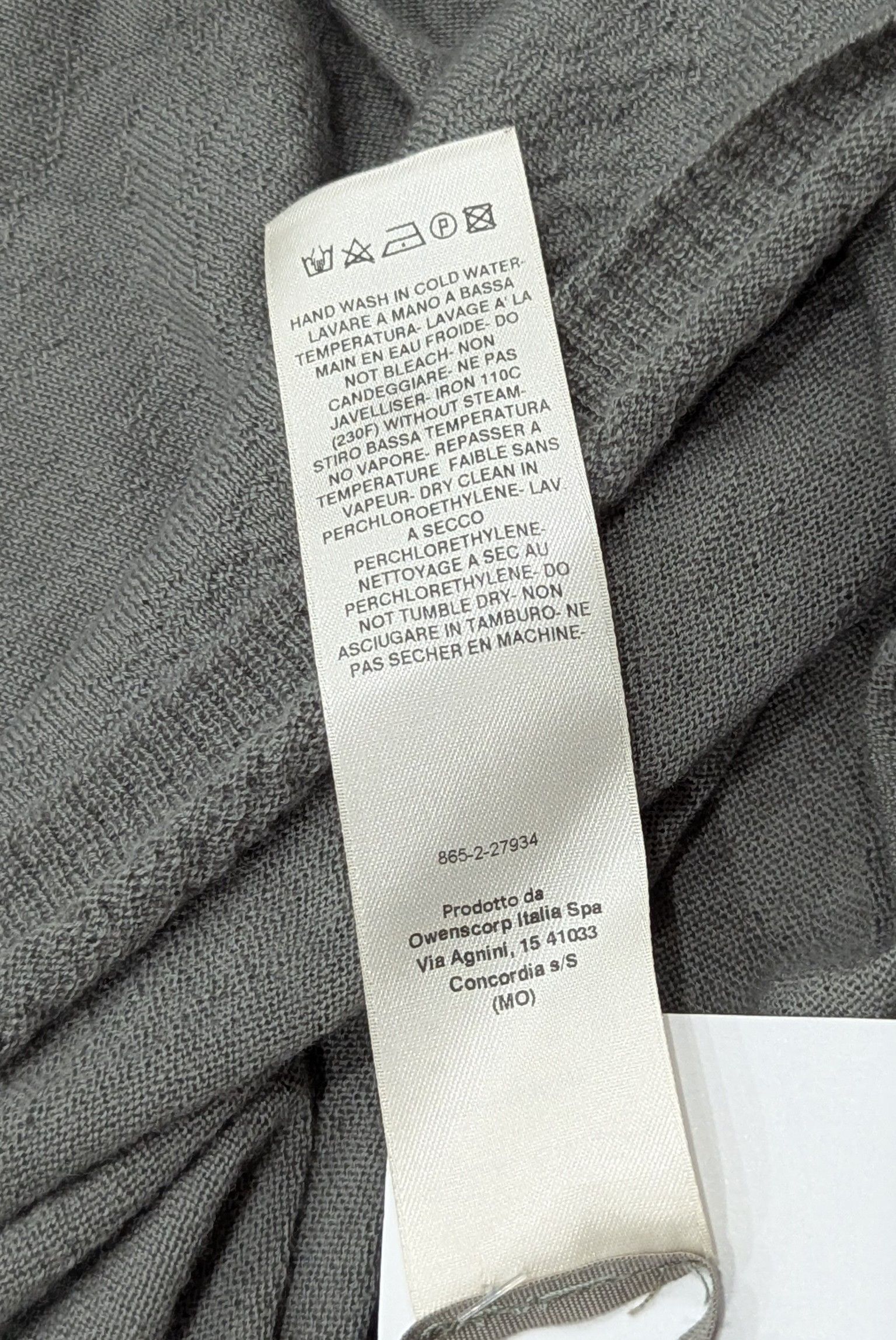Rick Owens Rick Owens Cropped Cashmere Sweater Celadon Green Medium Size US M / EU 48-50 / 2 - 8 Thumbnail