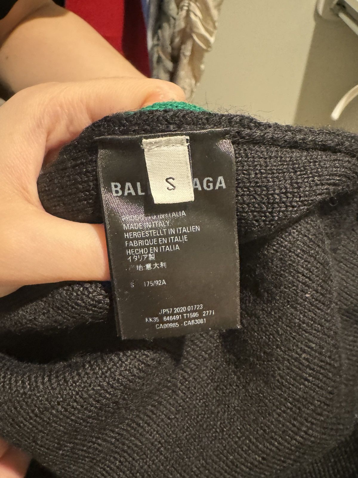 Balenciaga Pre-Owned Balenciaga Black Sweater Size US S / EU 44-46 / 1 - 4 Thumbnail